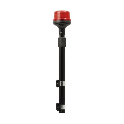 Luz Telescópica para Motocicletas, 8 LED, Roja, SAE Clase I