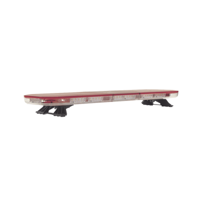 Barra de luces LED de 47", 124 LED, con control de tráfico en color ámbar, dual color rojo/claro, ideal para equipar ambulancias y unidades de bomberos