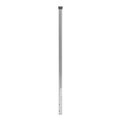 Poste de ESQUINA para Cerca Electrificada. Tubo Galvanizado cal. 18 de 1" Diam. y 0.8m Alto con Tapón, ideal para 3 Aisladores 