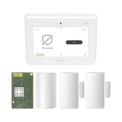 Kit de Panel de Alarma PROA7FA con Pantalla Touch de 7" / Módulo WiFi + Z-Wave / Sensor PIR / 2 Contactos Magnéticos