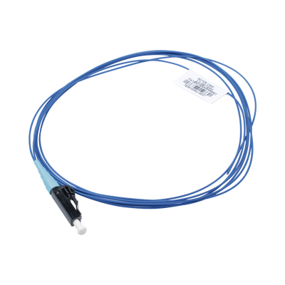 Pigtail de Fibra Óptica LC Simplex, Multimodo OM4 50/125, 900um, Color Aqua, 2 Metros (6.56 Pies)