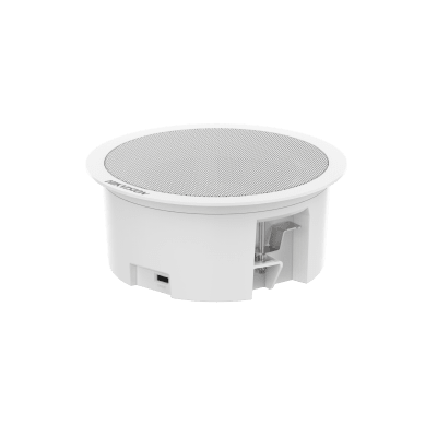 Bocina (Altavoz IP) Con Bluetooth | Montaje en Plafón | 3 Watts | PoE+ | Entrada de alarma | Soporta Bocinas secundarias |  Voceo en tiempo real | Calendarización de audios | Síntesis de Voz (TTS)