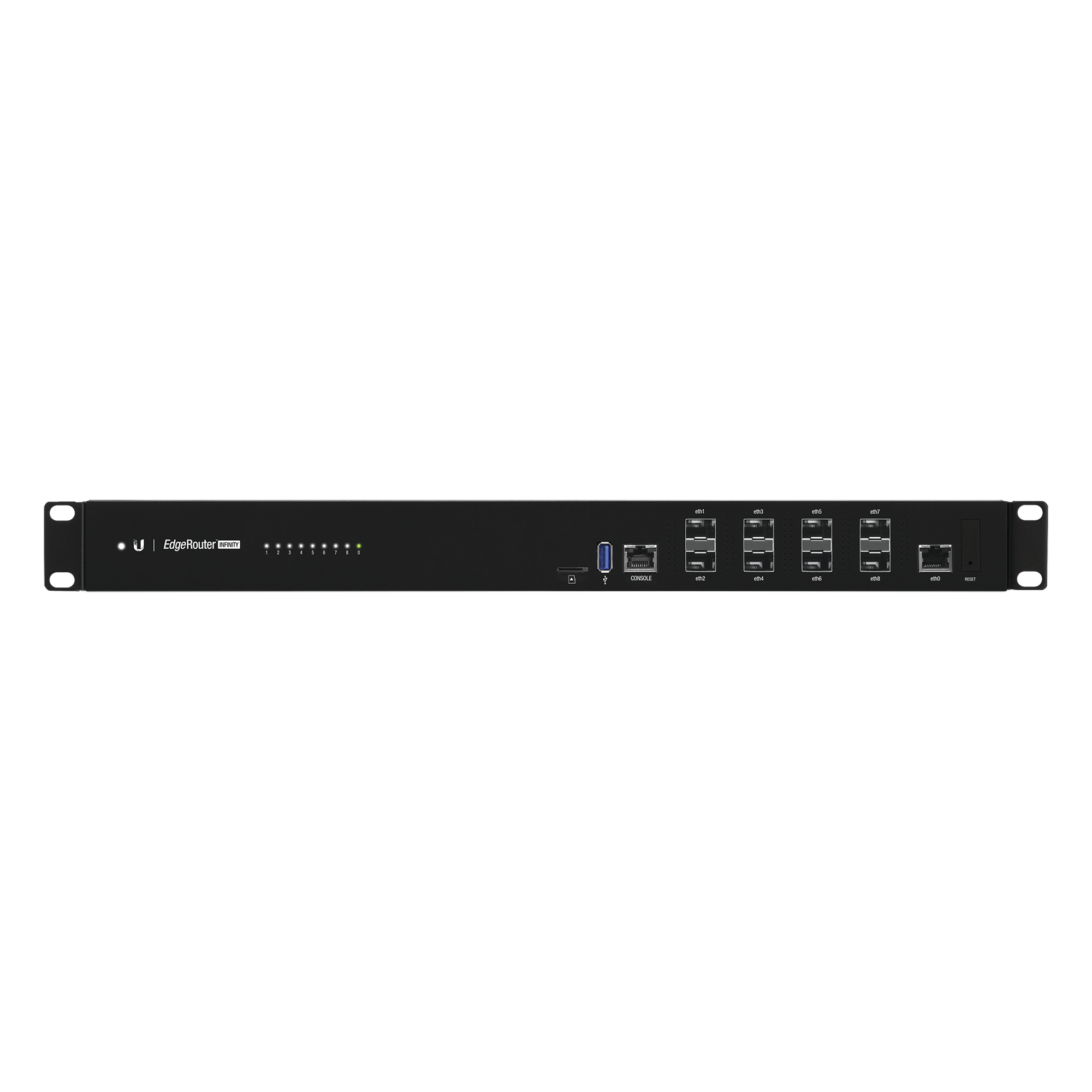 Router Edge / 8 Puertos SFP+ 10 Gbps / 1 Puerto RJ45 Gigabit / Throughput 80 Gbps / 16 Núcleos / 16 GB RAM / Hot-Swappable