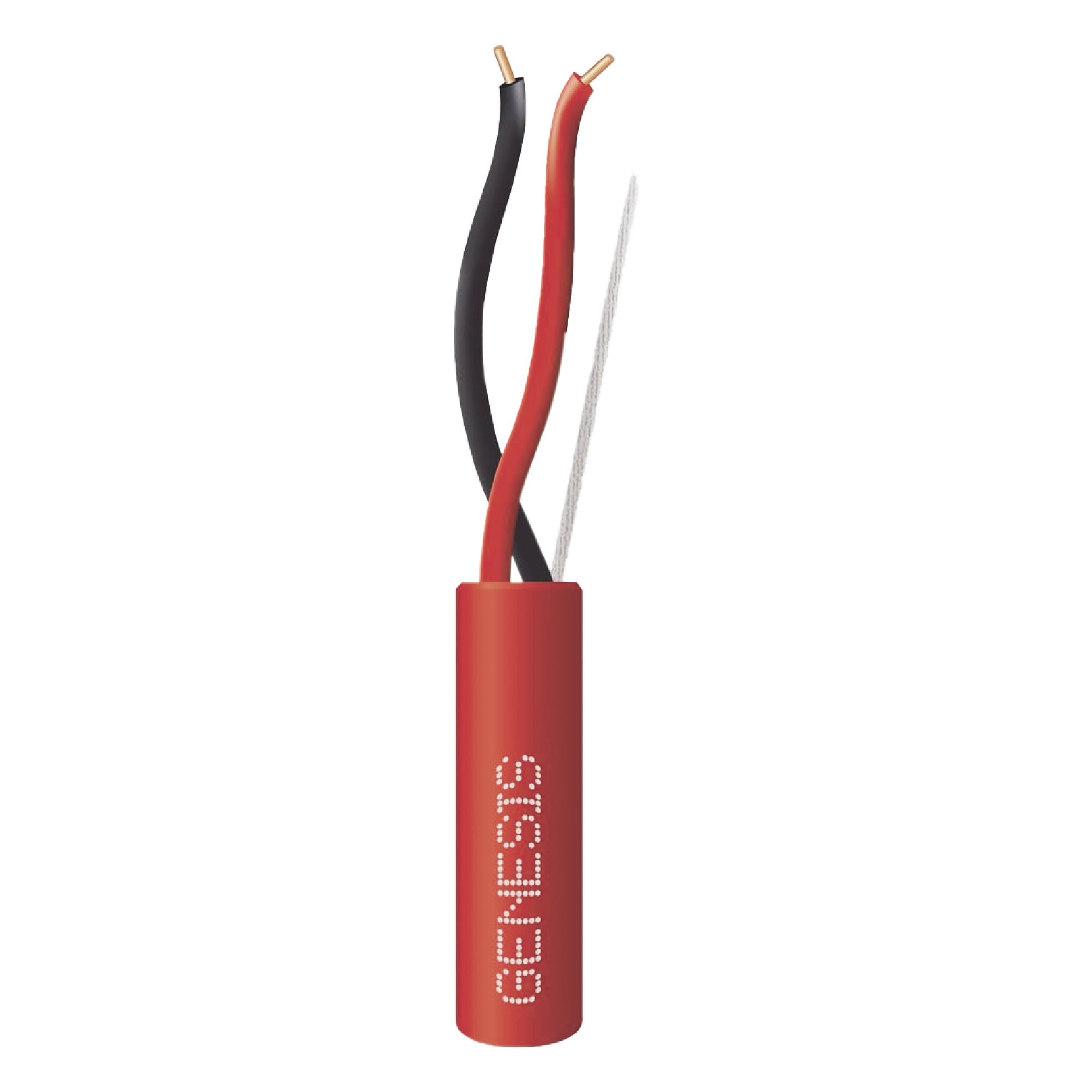 Cable de Alarma / 2x18 AWG / Riser FPLR-CL3R / Resistente al Fuego / 152 m (500 ft) / Color Rojo — GENESIS · SKU 4306-5504/500
