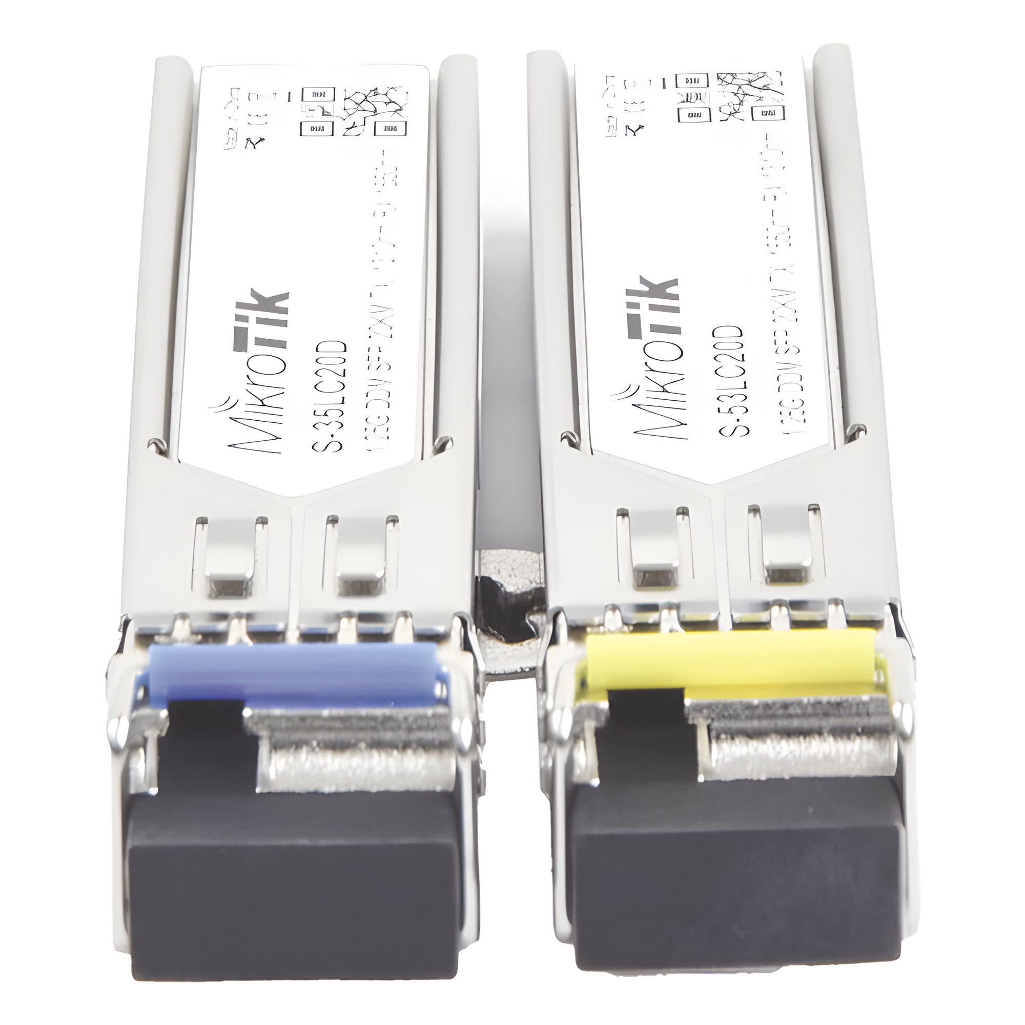 Transceptores SFP / 1.25G / LC UPC / WDM 1310/1550nm / Monomodo 20km / -40°C a +70°C / DDM — MIKROTIK · SKU S-3553LC20D