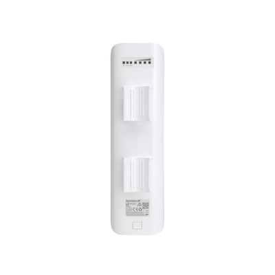 NanoStation airMAX M2 CPE,  hasta 150 Mbps, frecuencia 2 GHz (2412-2462 MHz) con antena integrada de 11 dBi