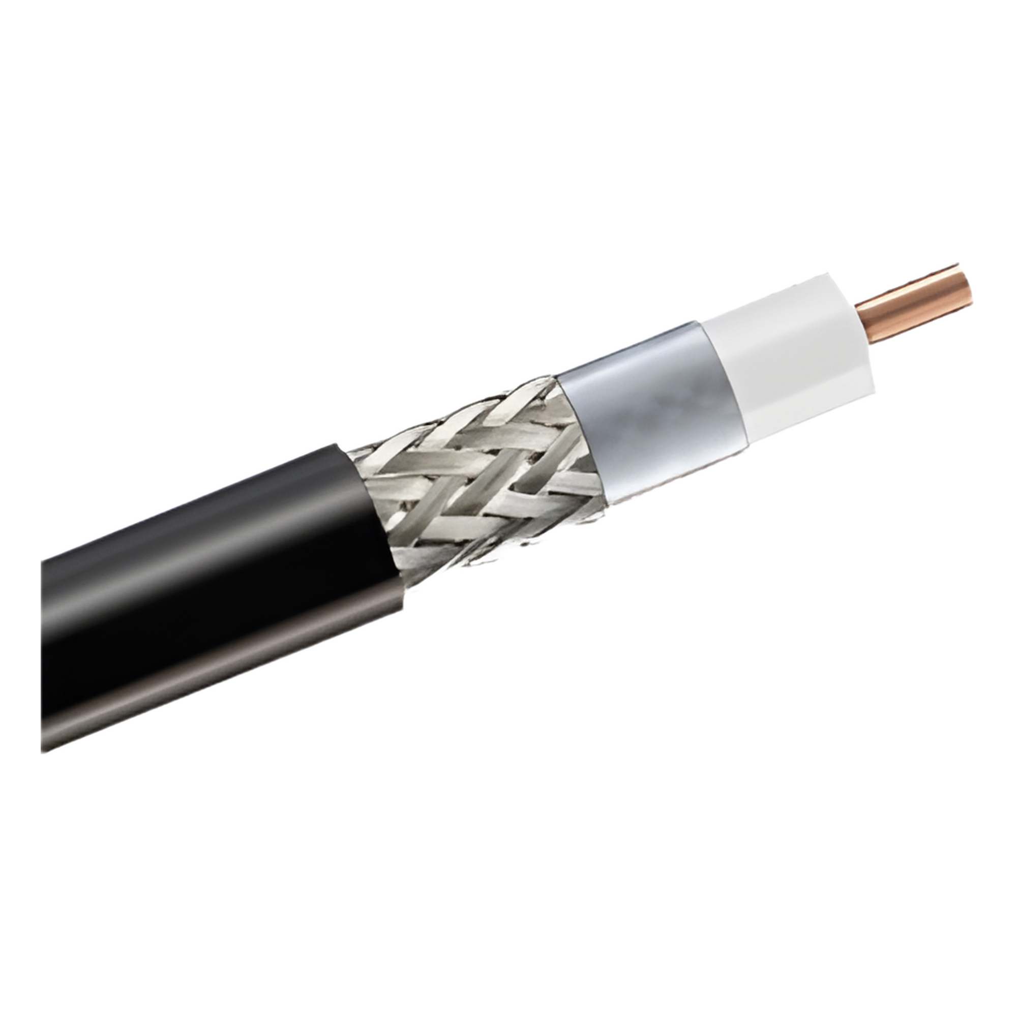 Cable coaxial RF / 50 Ohms / 5 m (16.40 pies) / Malla trenzada / Baja pérdida / Exterior — ANDREW · SKU CNT-400*5MTS