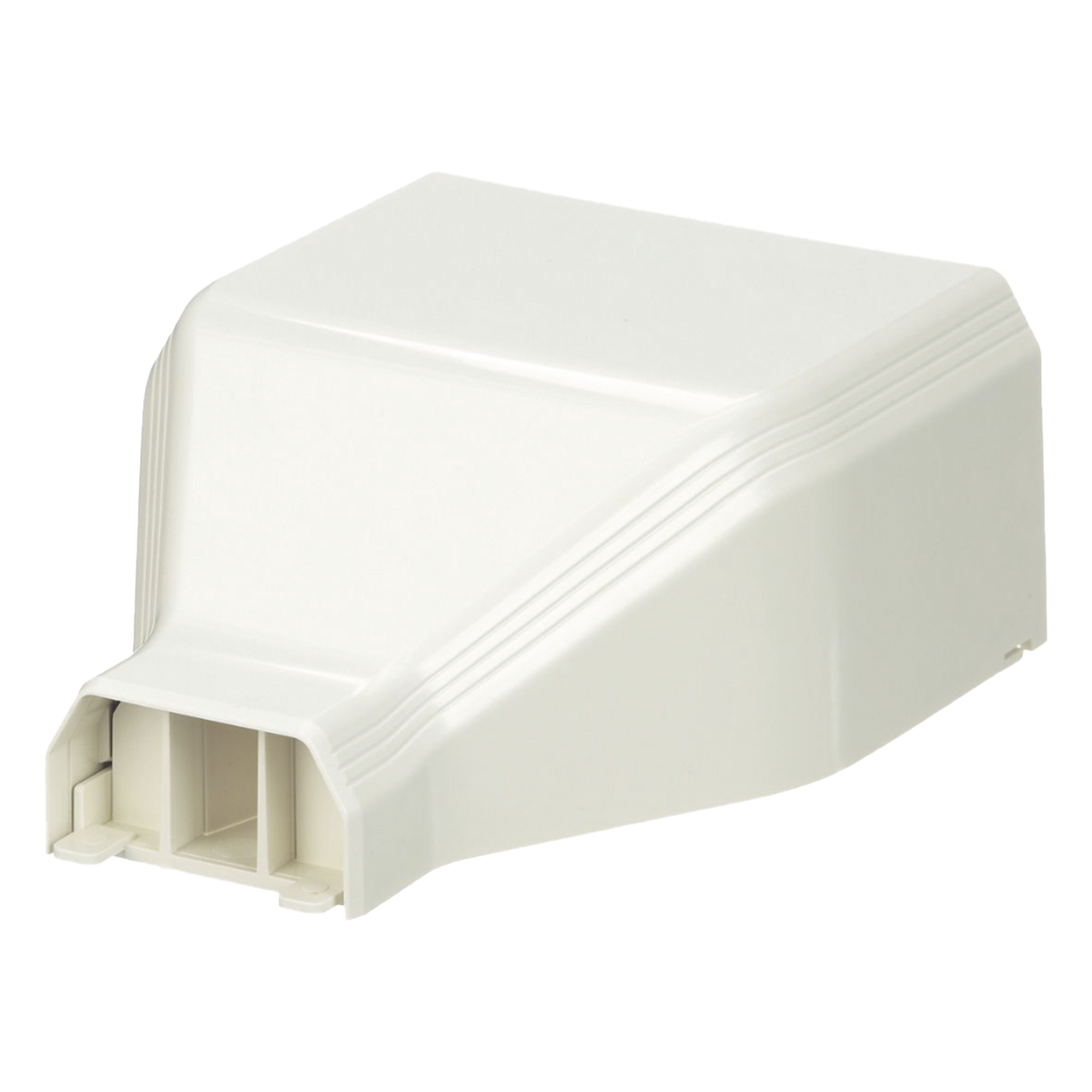 Conexión de Tubería a Canaleta / Salidas 1/2", 3/4", 1" y 1 1/4" / Material ABS / Radio de Curvatura 1" / UL94V-0 / 145 x 72.6 x 20 mm — PANDUIT · SKU T45EEIW
