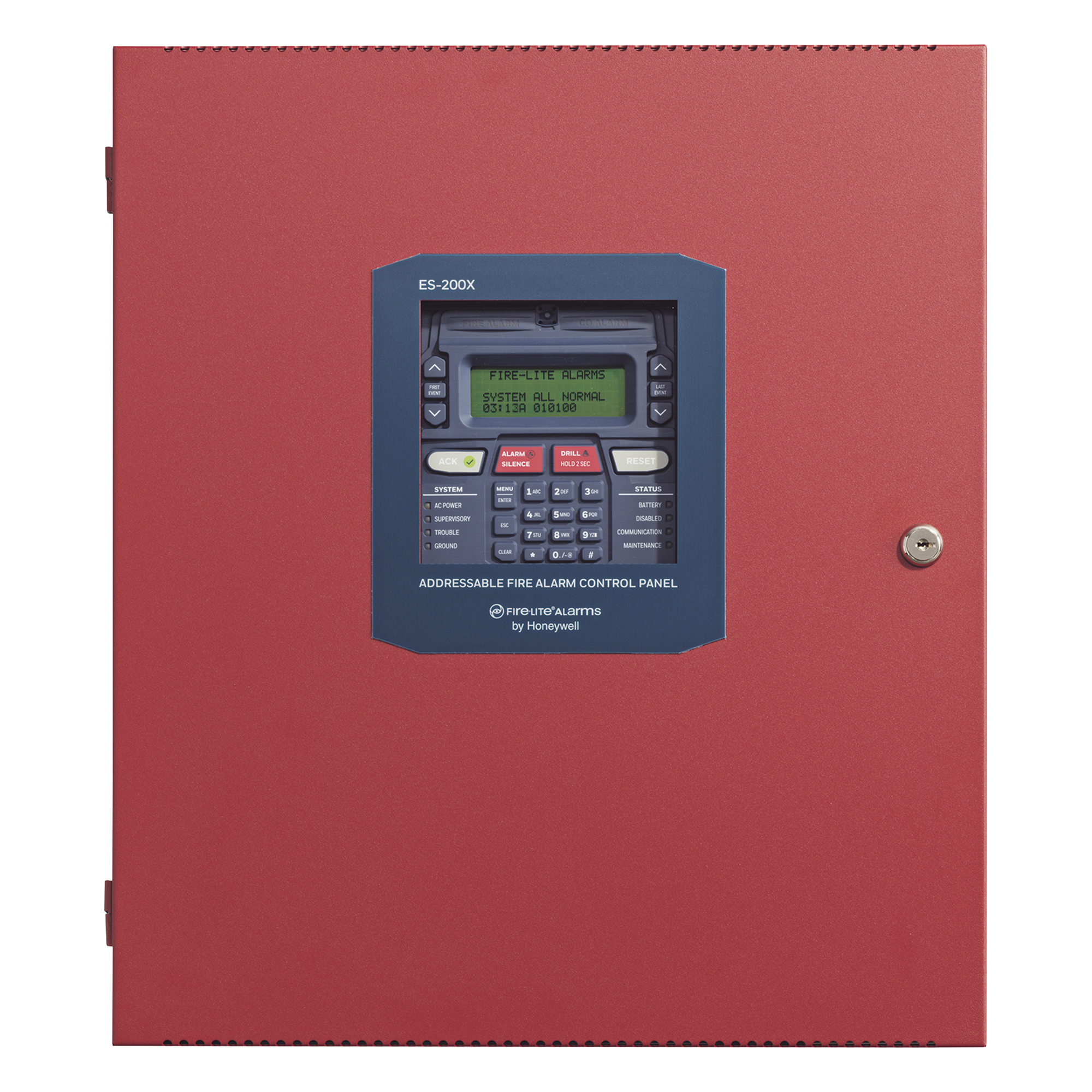 Panel de Control de Alarma Contra Incendio Direccionable / 198 Dispositivos SLC / Comunicador Dual POTS e IP / 4 NAC Clase A/B / Activación ECC-50/100 — FIRE-LITE · SKU ES-200X