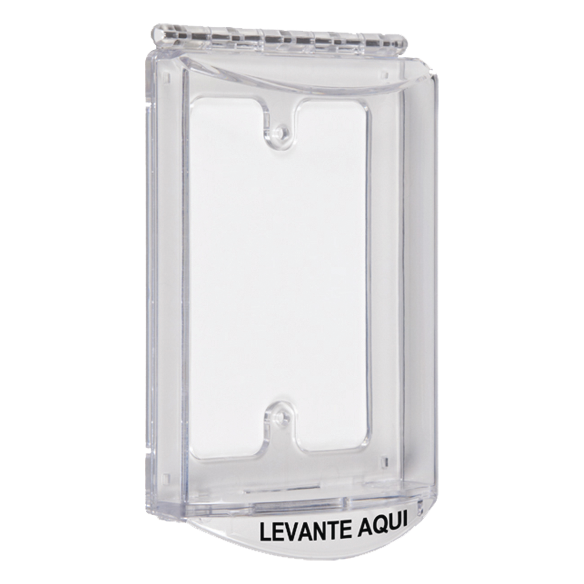 Protector de Policarbonato / Resorte Torsión Acero Inoxidable / 90 x 151 x 33 mm / -40 a 121°C / Anti-Vandalismo — STI · SKU STI-6519-ES