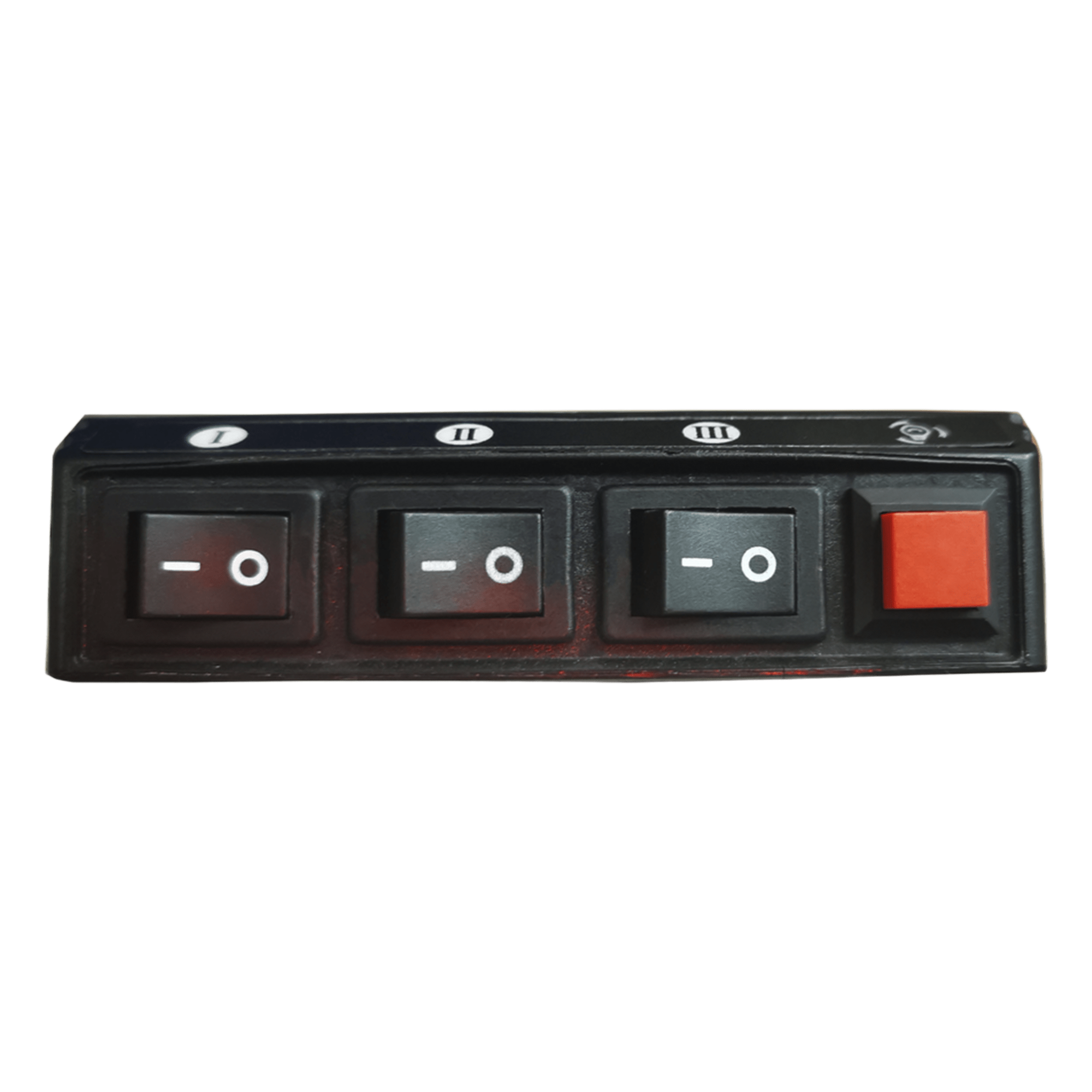 Switch de Control / 4 Interruptores / 12 VCC / 15 A / 104x55x33 mm / 4.09x2.17x1.30 in — EPCOM INDUSTRIAL SIGNALING · SKU XDKQH01