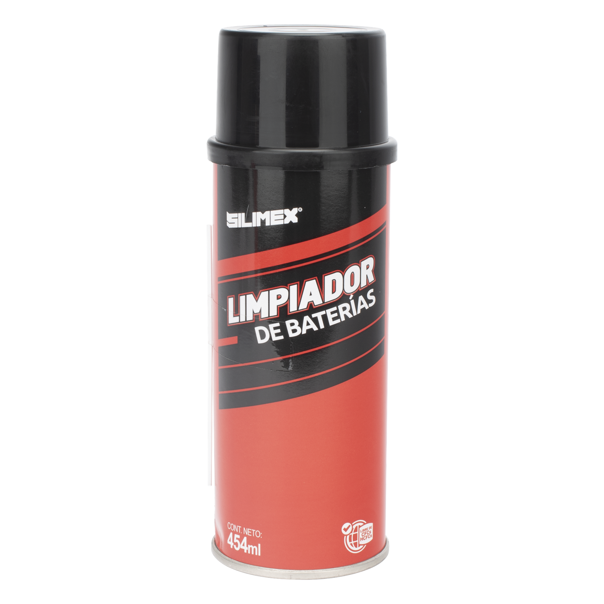 Limpiador para Baterías / Espuma Prolongada 7 min / Grado 1 Solvencia / 454 ml / Neutralizador de Corrosión — SILIMEX · SKU EXI32