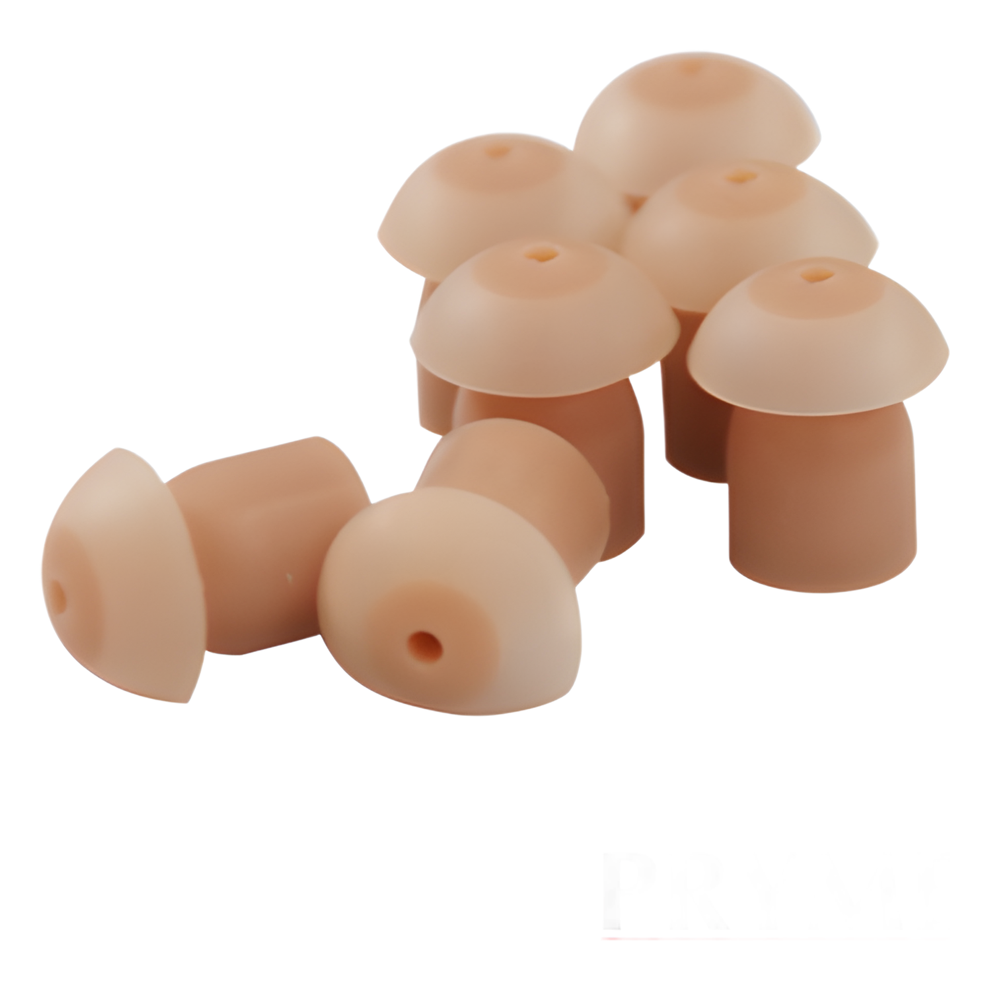 Tapón de Plástico para Micrófono / Paquete 10 Unidades / Doble Sellado Opcional / Versión Transparente / Atenuación de Ruido — PRYME · SKU P-BUD10