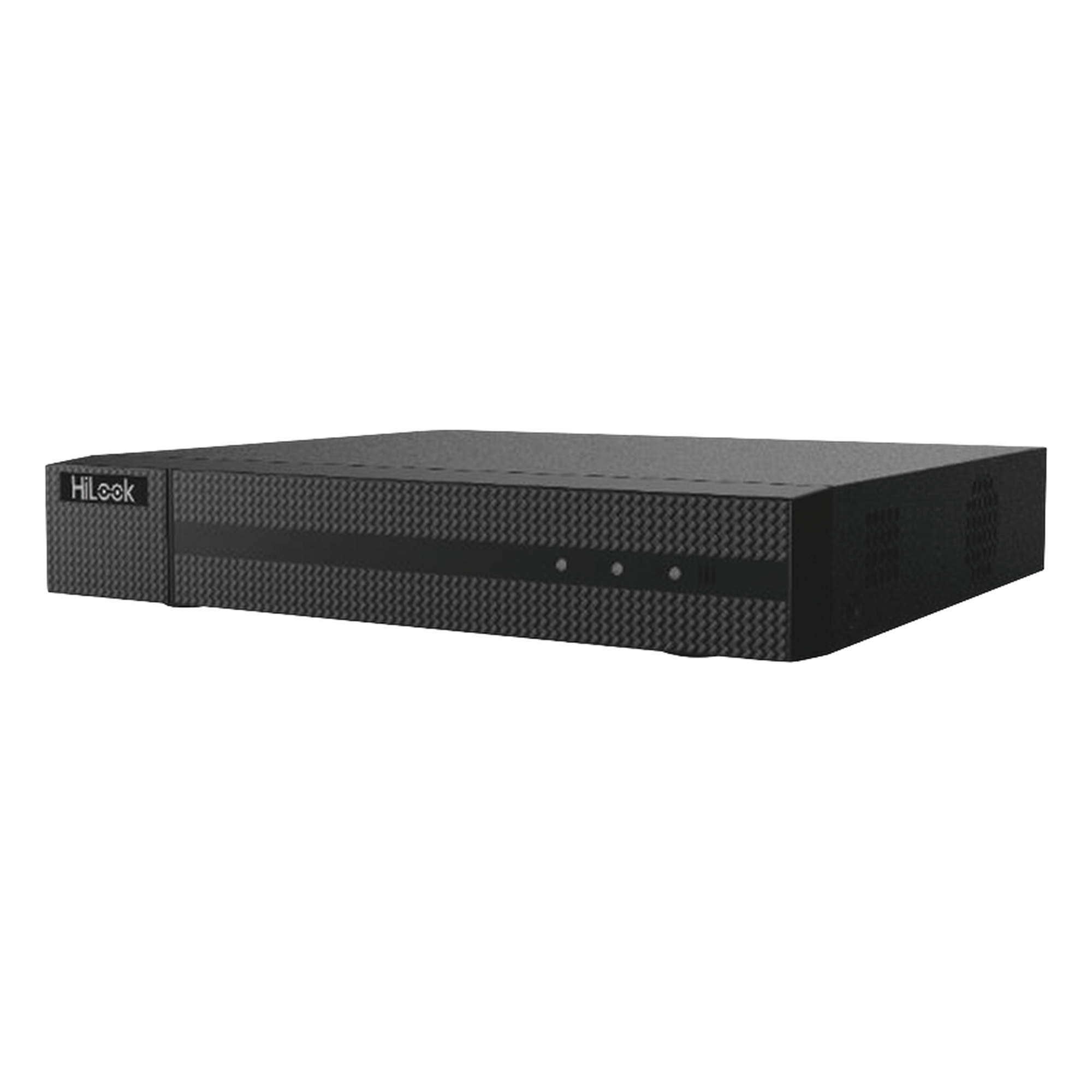 DVR Híbrido / 6 Canales Totales / 4 TurboHD + 2 IP / 3K Lite / Audio por Coaxitron / H.265+ / 1 Bahía HDD 10 TB — HiLook by HIKVISION · SKU DVR-204Q-M1(E)