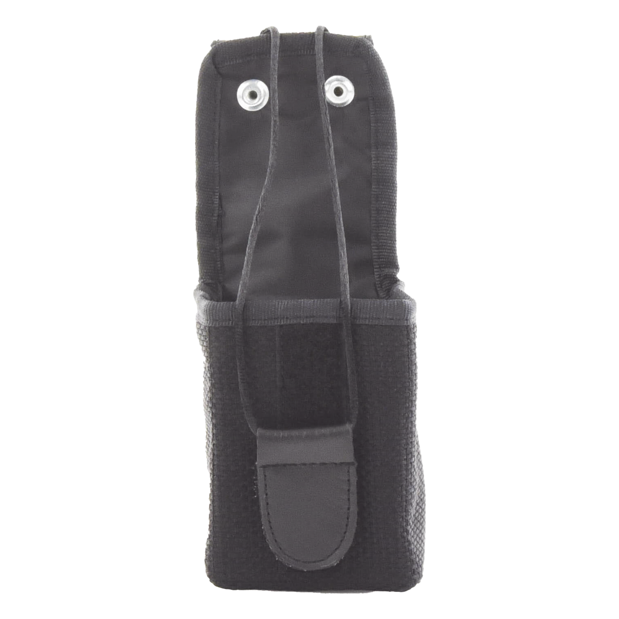 Funda para Radio / Nylon Resistente / Presilla para Cinto / Correa Ajustable / Broche Auto-Adherible / Dimensiones 58x85 a 120x37 mm (2.3x3.3 a 4.7x1.5 in) — SYSCOM · SKU SFPU-A