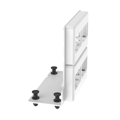 Patch Panel de 8 Puertos Mini-Com, Para Uso con Gabinetes Multipropósito, de Instalación a Presión, Color Blanco
