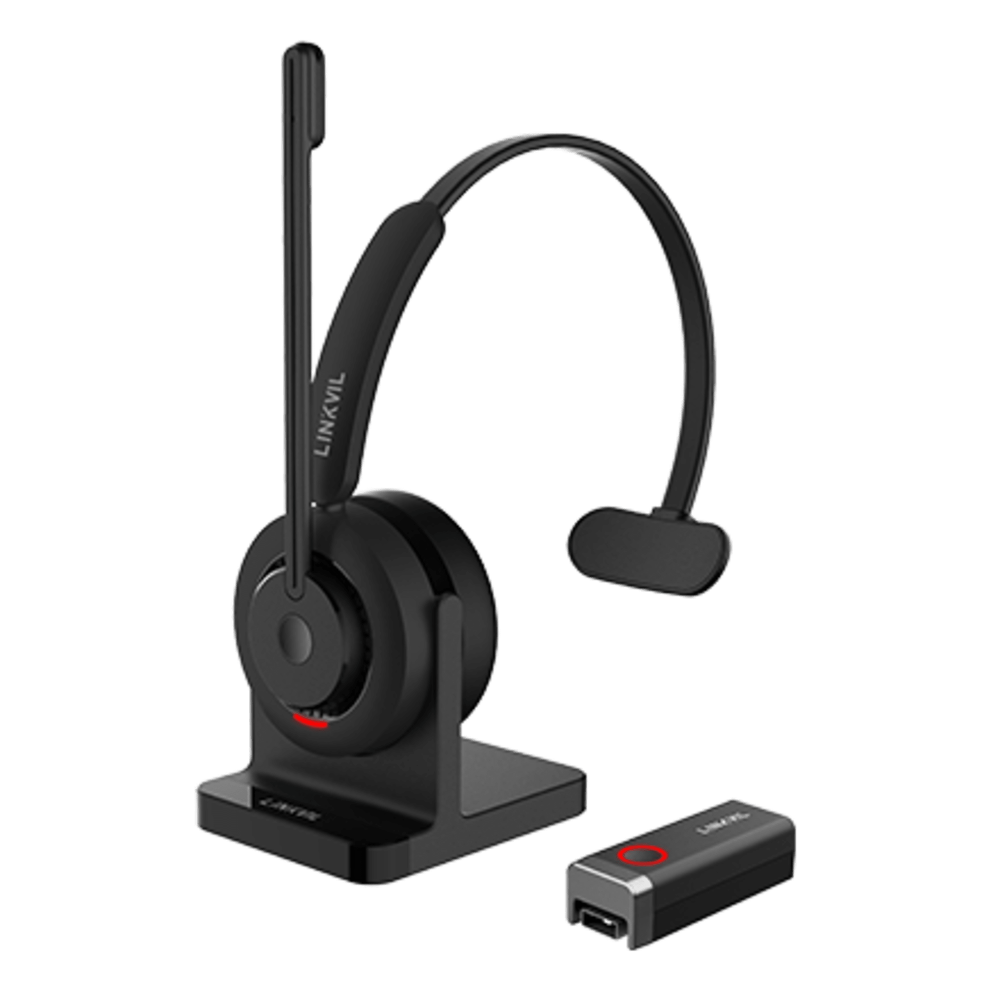Diadema Inalámbrica / DECT 6.0 + Bluetooth 5.3 / Cancelación de Ruido IA / IPX7 / Alcance 300 m (984.3 ft) / Audio HD — FANVIL · SKU DH301D