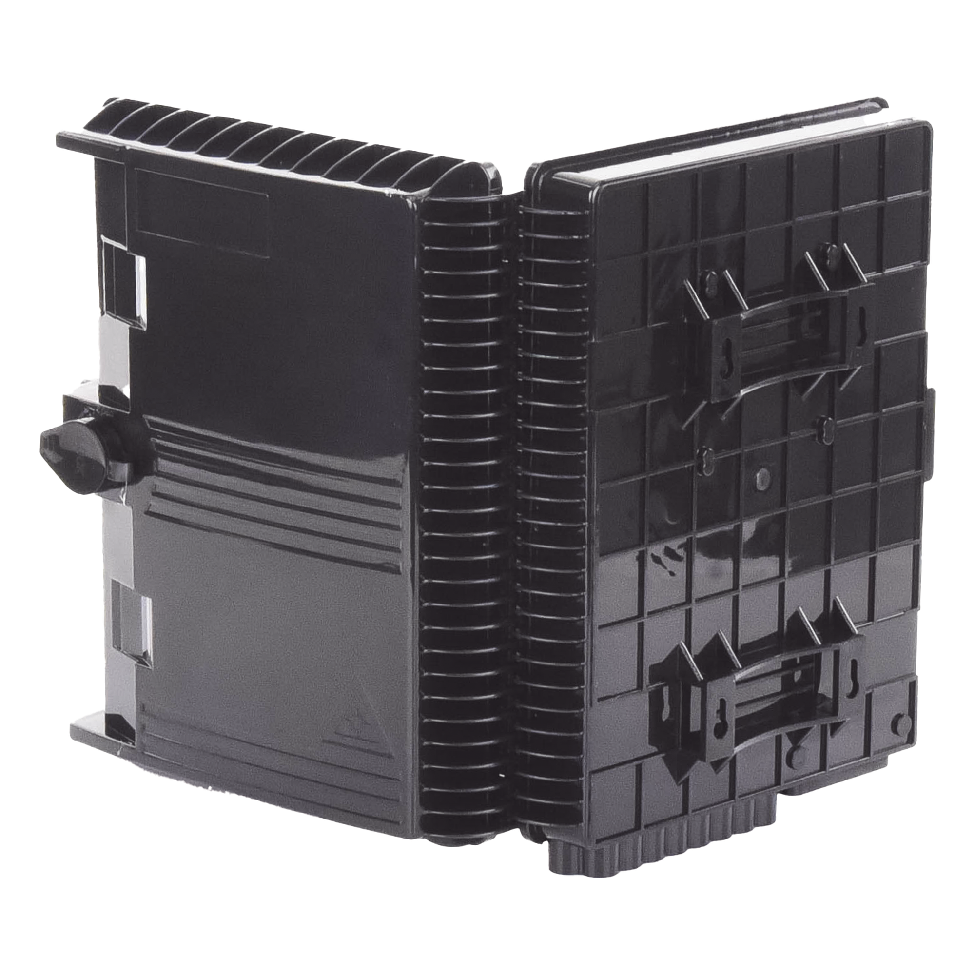Caja de Empalme para Fibra Óptica / 24 Fusiones / 16 Puertos Drop FTTx / IP65 / Splitter 1x16 SC/APC / -40°C a +85°C