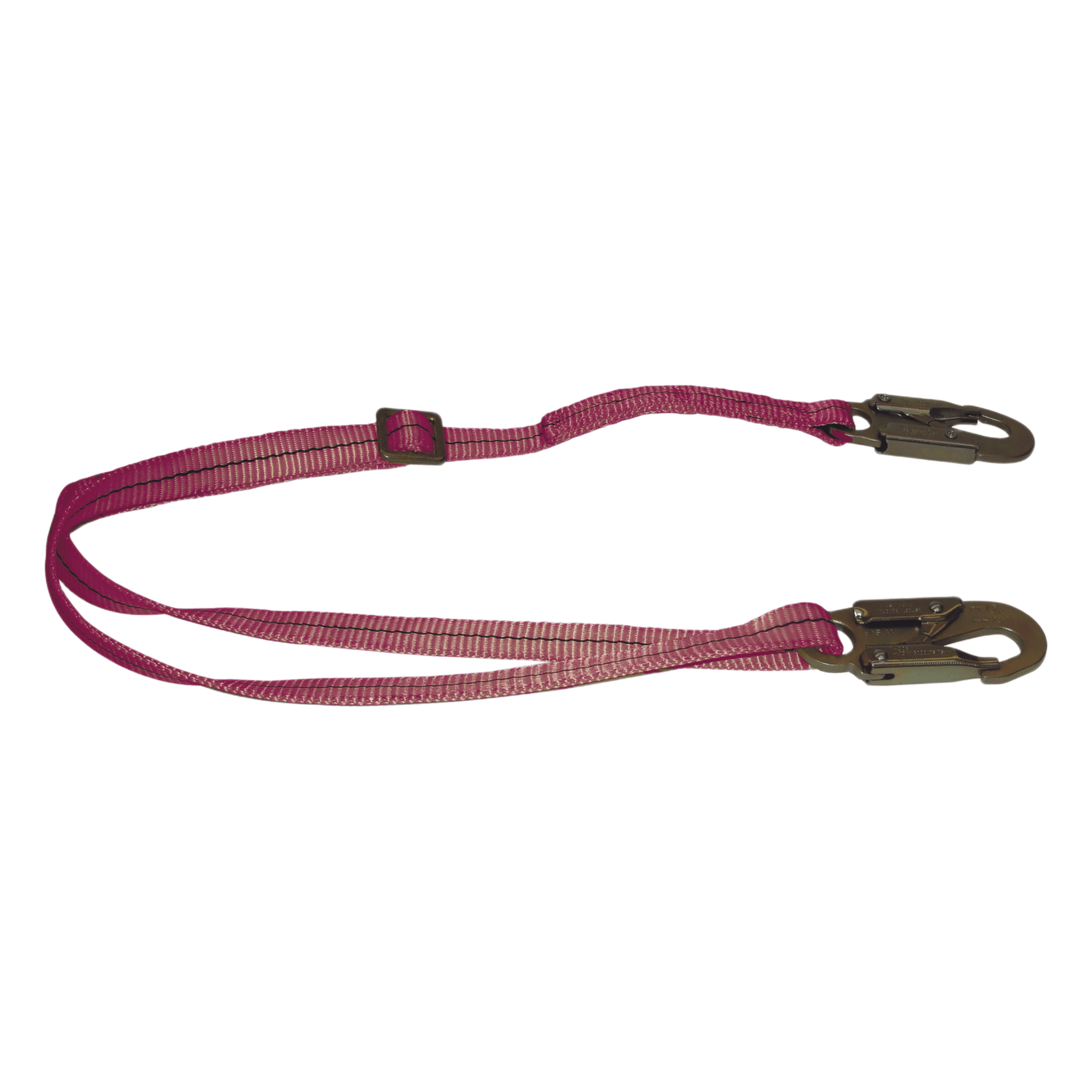 Banda de Posicionamiento para Arnés / Resistencia 2,722 kg / Longitud 1.8 m (5.9 ft) / Diámetro 1/2 pulgada / Ganchos Doble Seguro / ANSI A10.14 y Z359.1 — URREA · SKU SYS-USBL2
