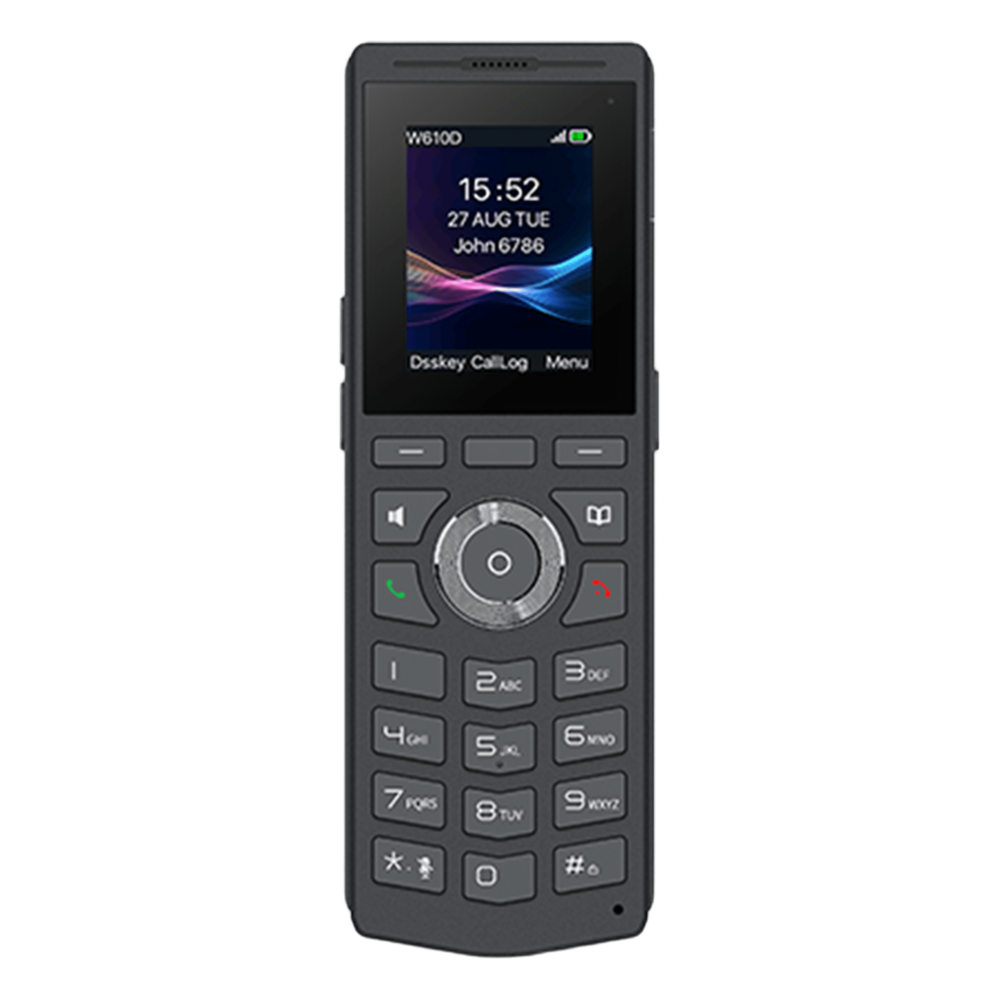 Teléfono DECT Inalámbrico / Pantalla a Color / Bluetooth 5.0 / 4 Cuentas SIP / Resistente a Caídas de 1.8 m (5.9 ft) / Batería 1900 mAh — FANVIL · SKU W610D
