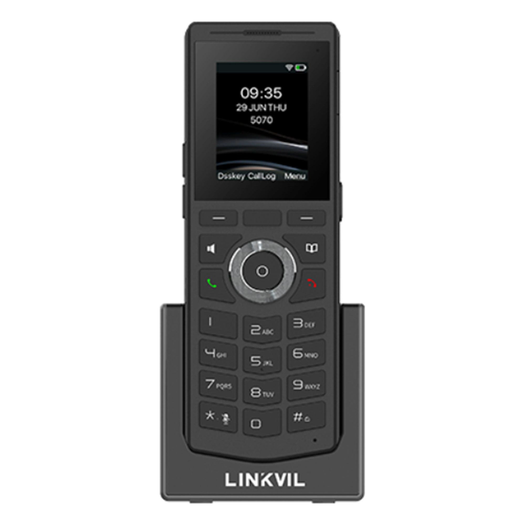 Teléfono IP Wi-Fi Portátil / Pantalla 2.0" 240x320 / Dual Band 2.4/5 GHz / Bluetooth 5.0 / Batería 1900 mAh / Resistencia Caídas 1.8 m (5.9 ft)