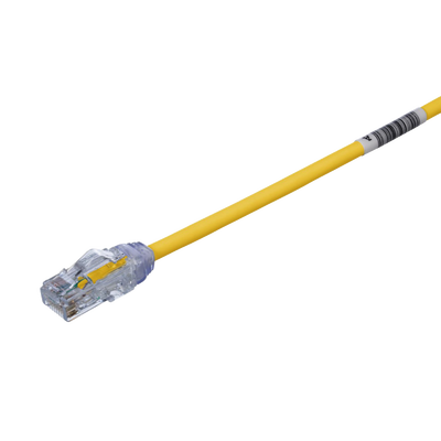 Cable de Parcheo UTP / Cat6A / 28 AWG / CM/LSZH / 20.3 cm (8 in) / Amarillo — PANDUIT · SKU UTP28X8INYL