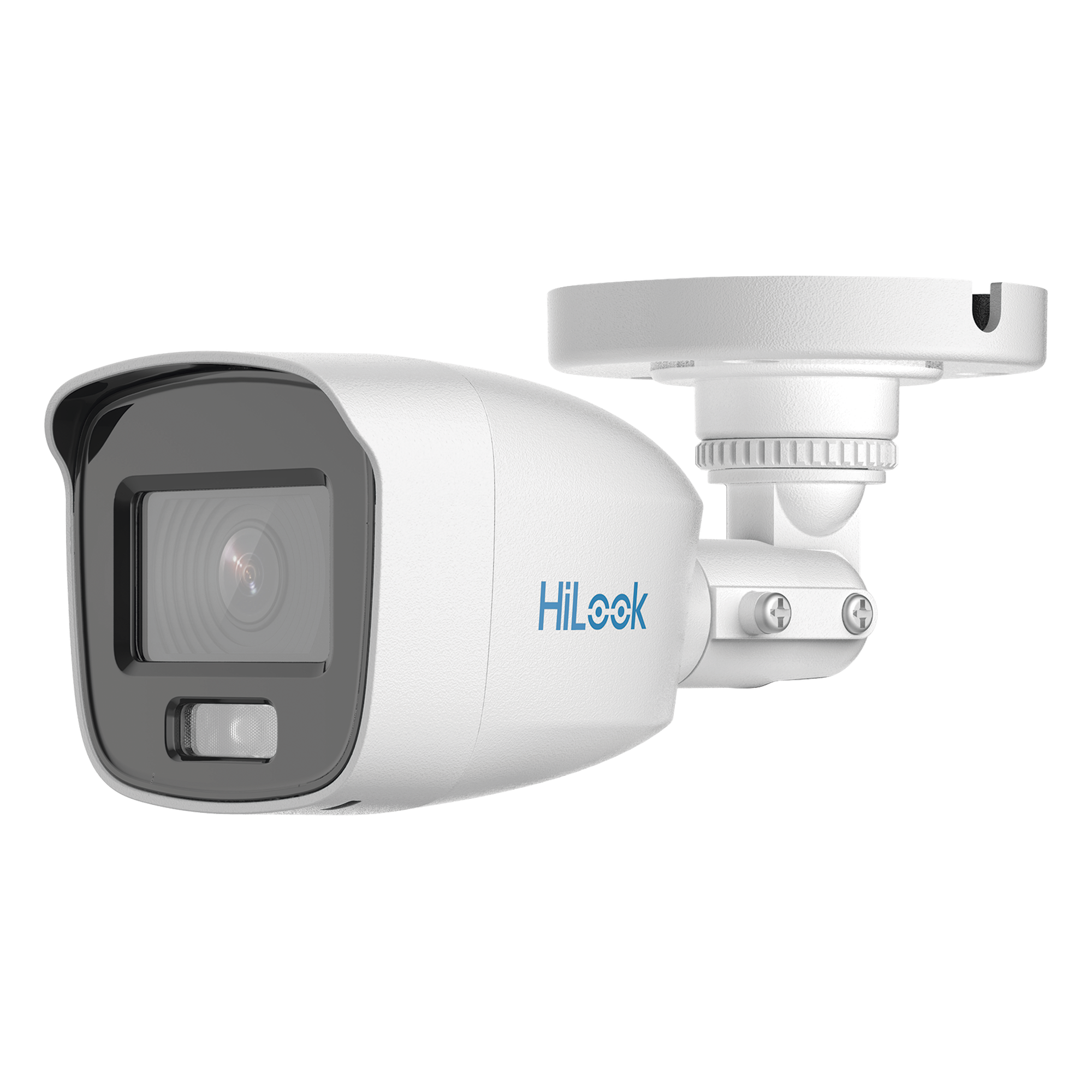 Bala TURBOHD / 2MP 1080p / Color 24/7 / Lente 2.8mm / Luz Blanca 20m (65.6 ft) / IP66 / Micrófono Integrado — HiLook by HIKVISION · SKU THC-B129-PS