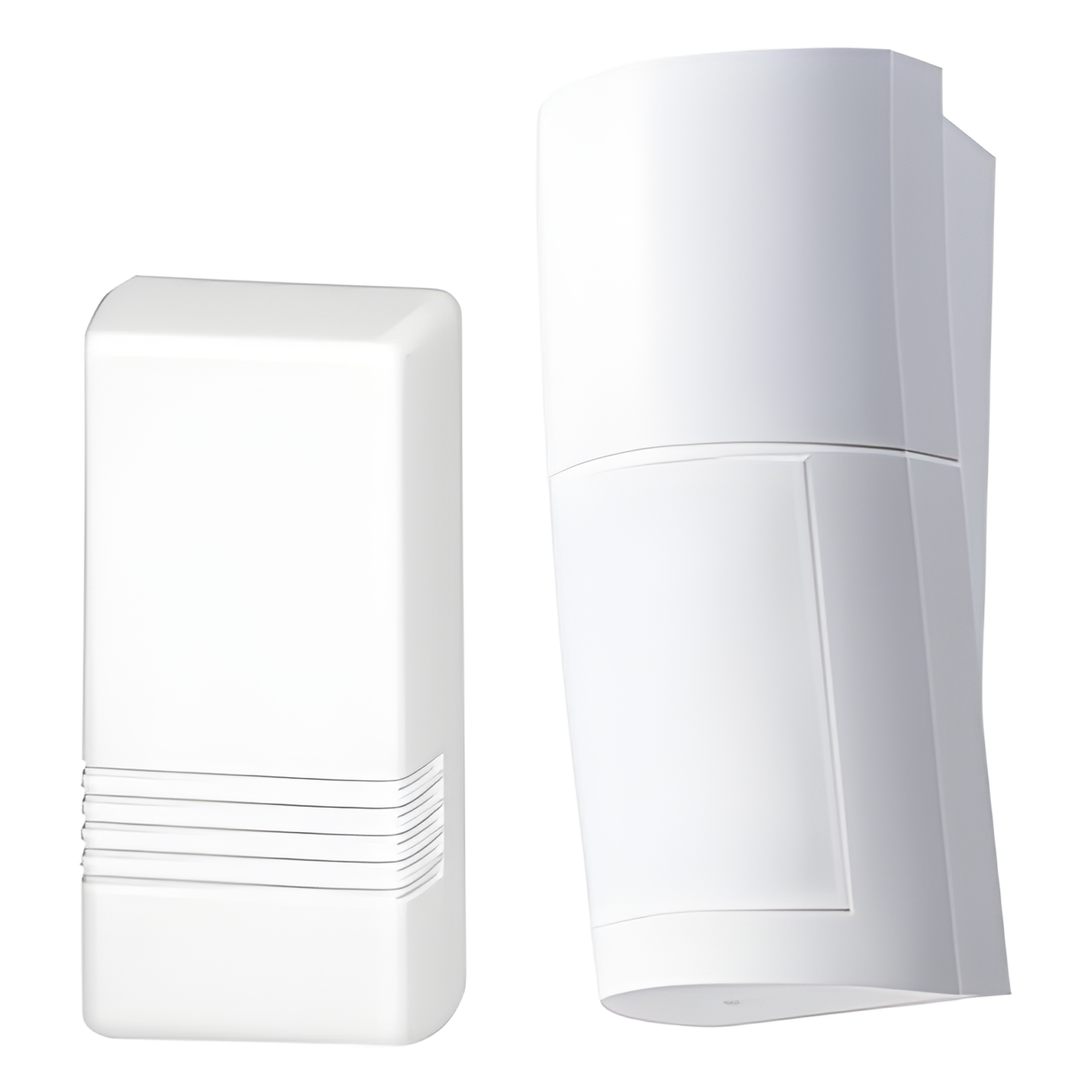 Detector PIR Exterior Inalámbrico / 120° / 12 m (40 ft) / Montaje Ajustable 0.8 a 2.7 m (2.6 a 8.9 ft) / 2 Zonas Independientes / IP Compatible — OPTEX · SKU QXI-R-WH