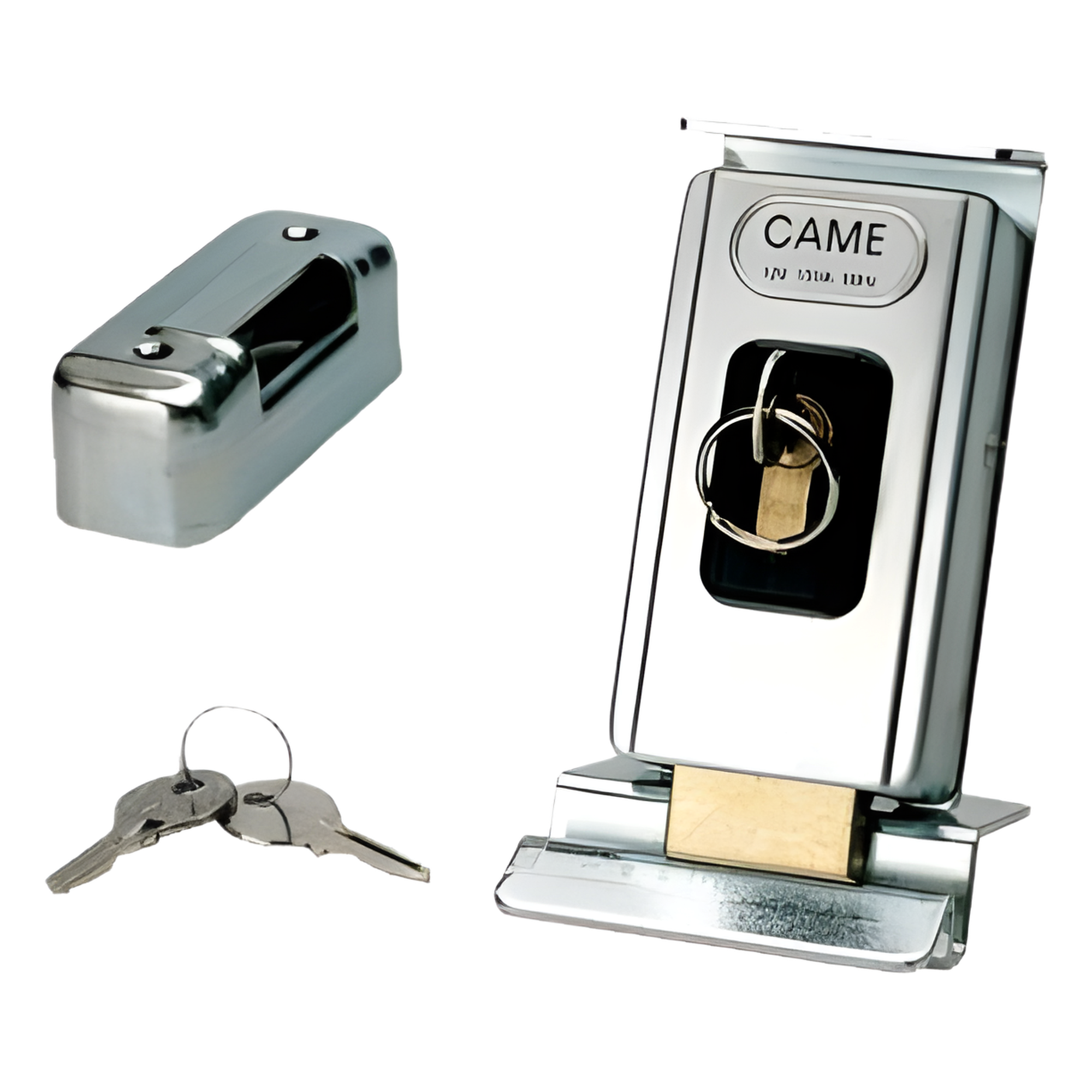 Electrocerradura / 24V AC/DC / IP44 / Uso intensivo exterior / 124 x 85 mm / 4.88 x 3.35 in — CAME · SKU 001-LOCK-82