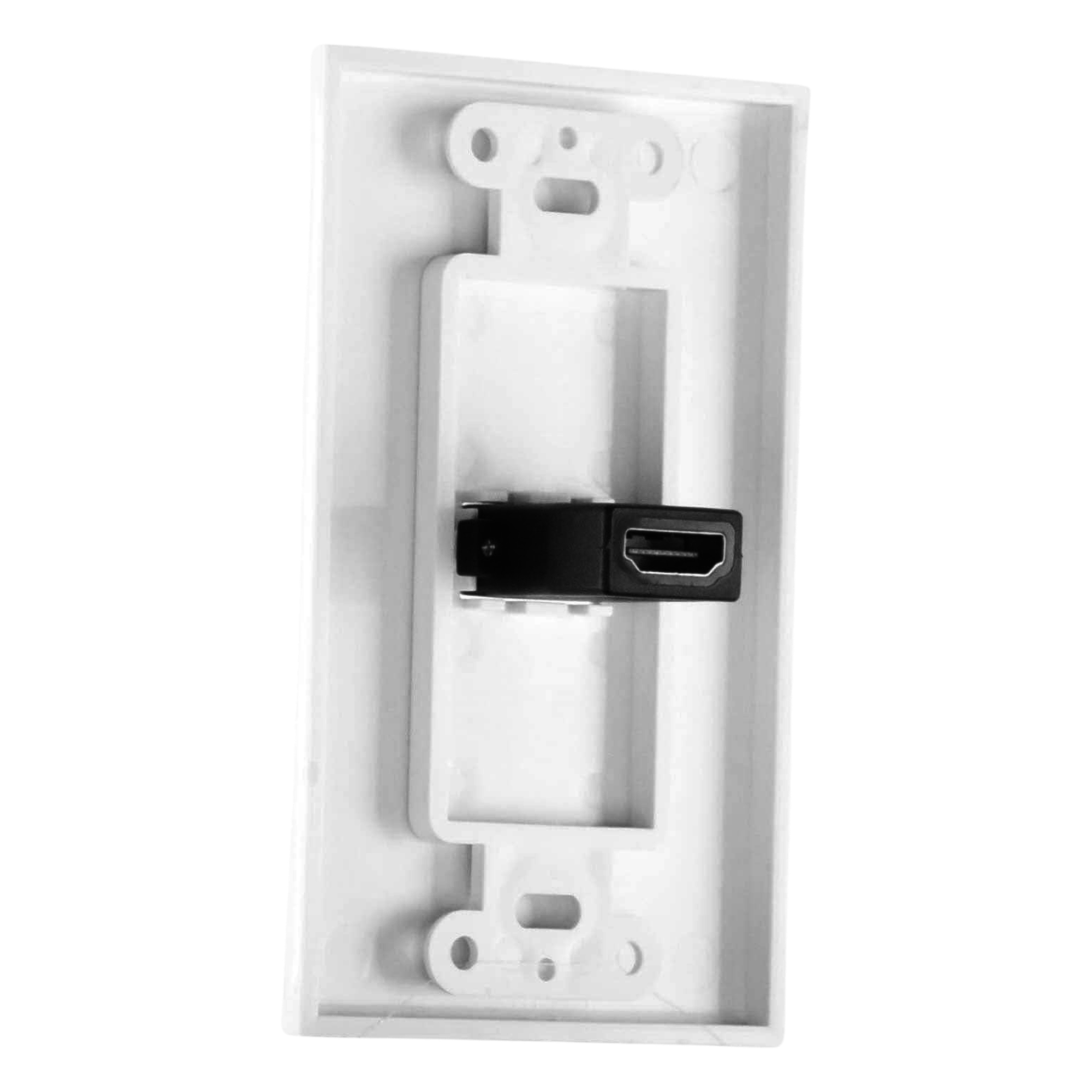 Placa de Pared / 1 Puerto HDMI Hembra-Hembra / Montaje Vertical / 70 x 115 mm / 2.75' x 4.52'