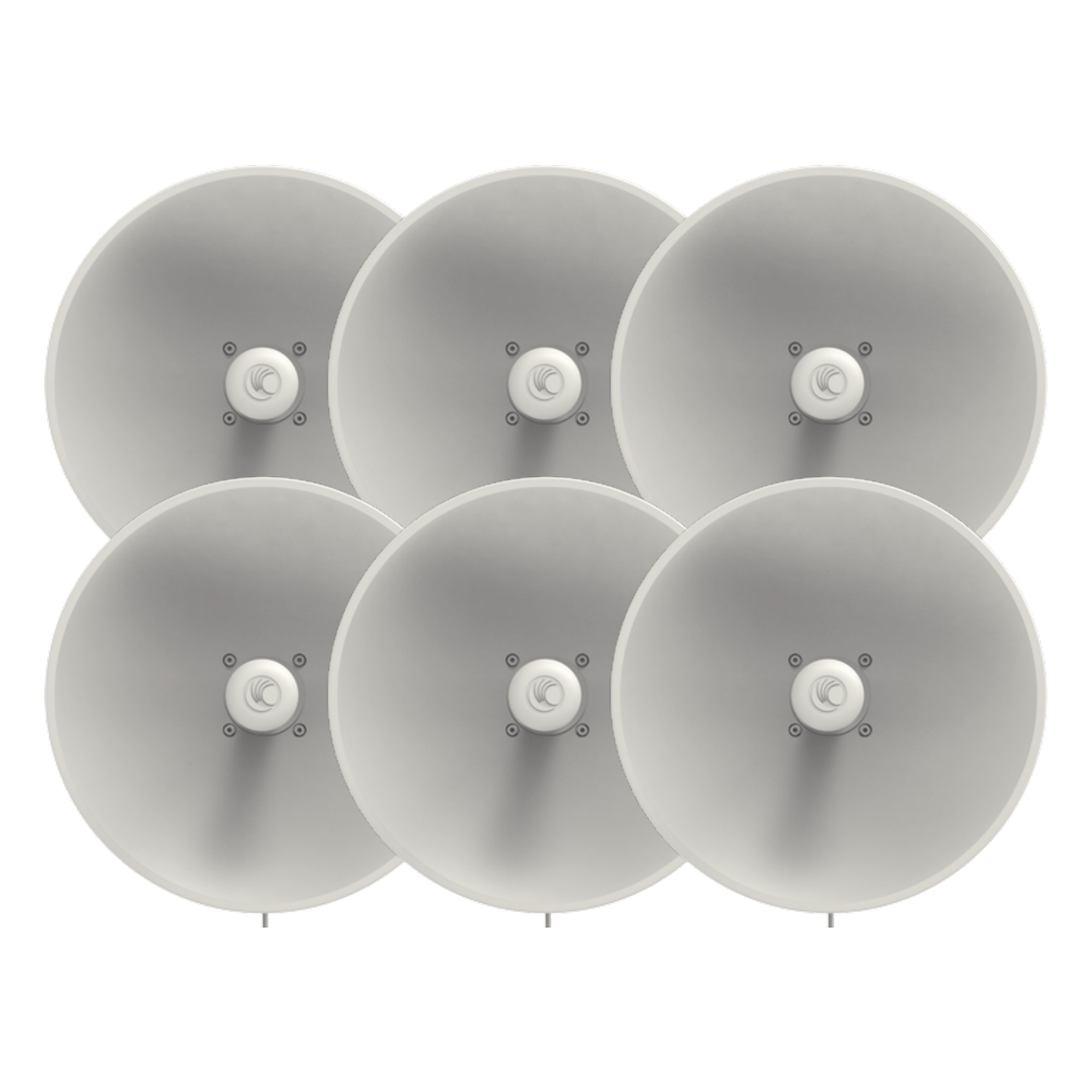 Paquete de 6 ePMP Force 300-25L para zonas con alta interferencia, hasta 400+ Mbps, 4910 - 6200 MHz, 802.11 AC Wave2, Antena de 25 dBi, baja latencia — CAMBIUM NETWORKS · SKU FORCE-300-25L-6-PACK