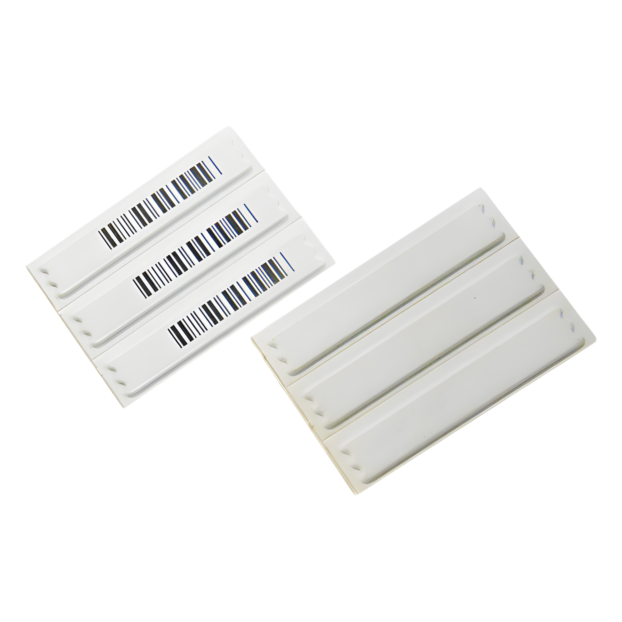 Etiquetas Adheribles AM / 58 KHz / 100 Piezas / Plástico / Largo 45 mm / Ancho 10.8 mm — Century · SKU R011