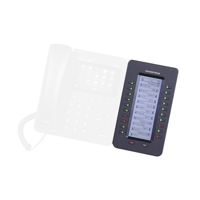 Módulo de Expansión de Teclas / 20 Teclas de Dos Colores / LCD Retroiluminada / Hasta 160 Extensiones / 4 Módulos en Cascada — GRANDSTREAM · SKU GXP-2200-EXT