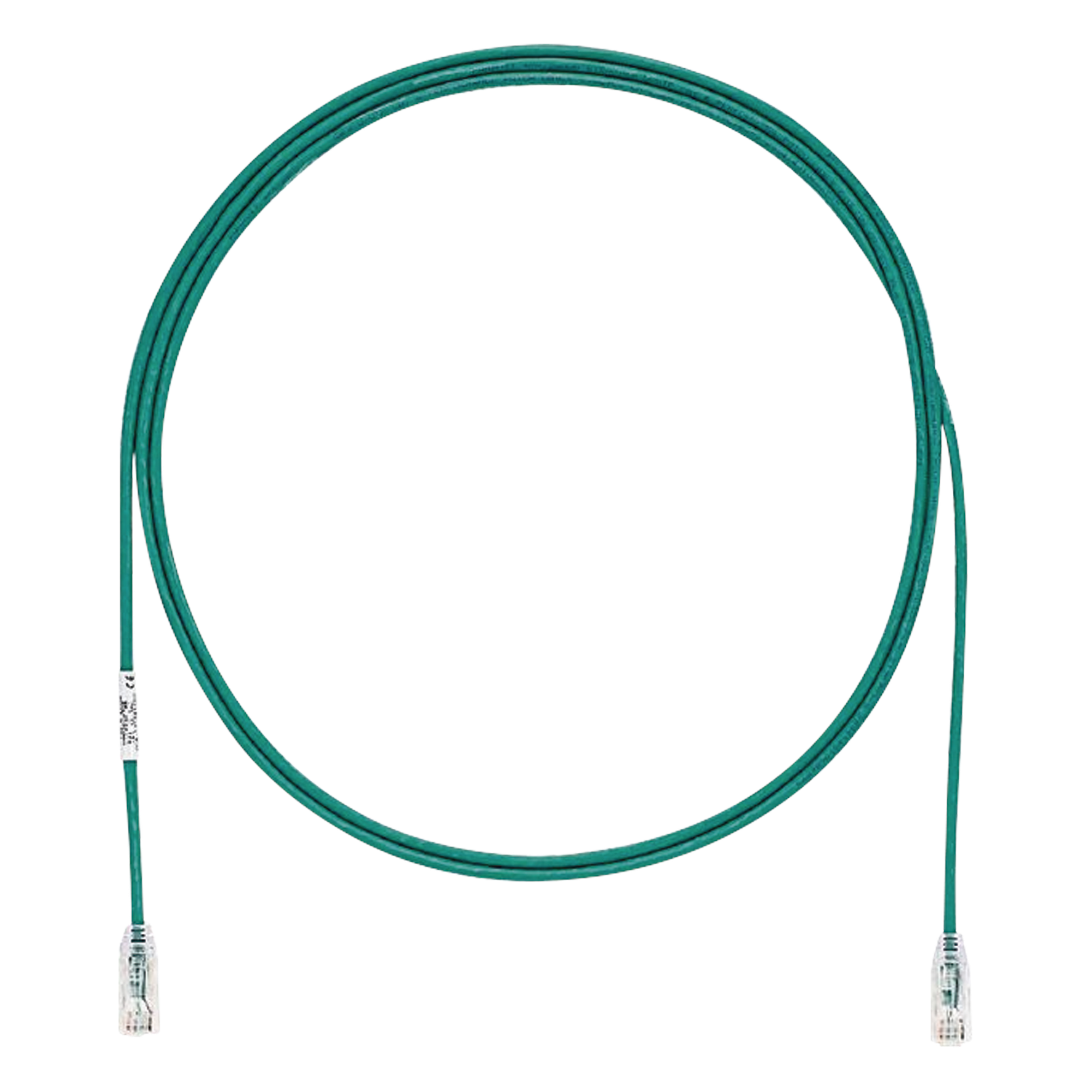 Cable de Parcheo UTP / Cat6 / 28AWG Diámetro Reducido / 2.13 m (7 Pies) / Verde — PANDUIT · SKU UTP28SP7GR