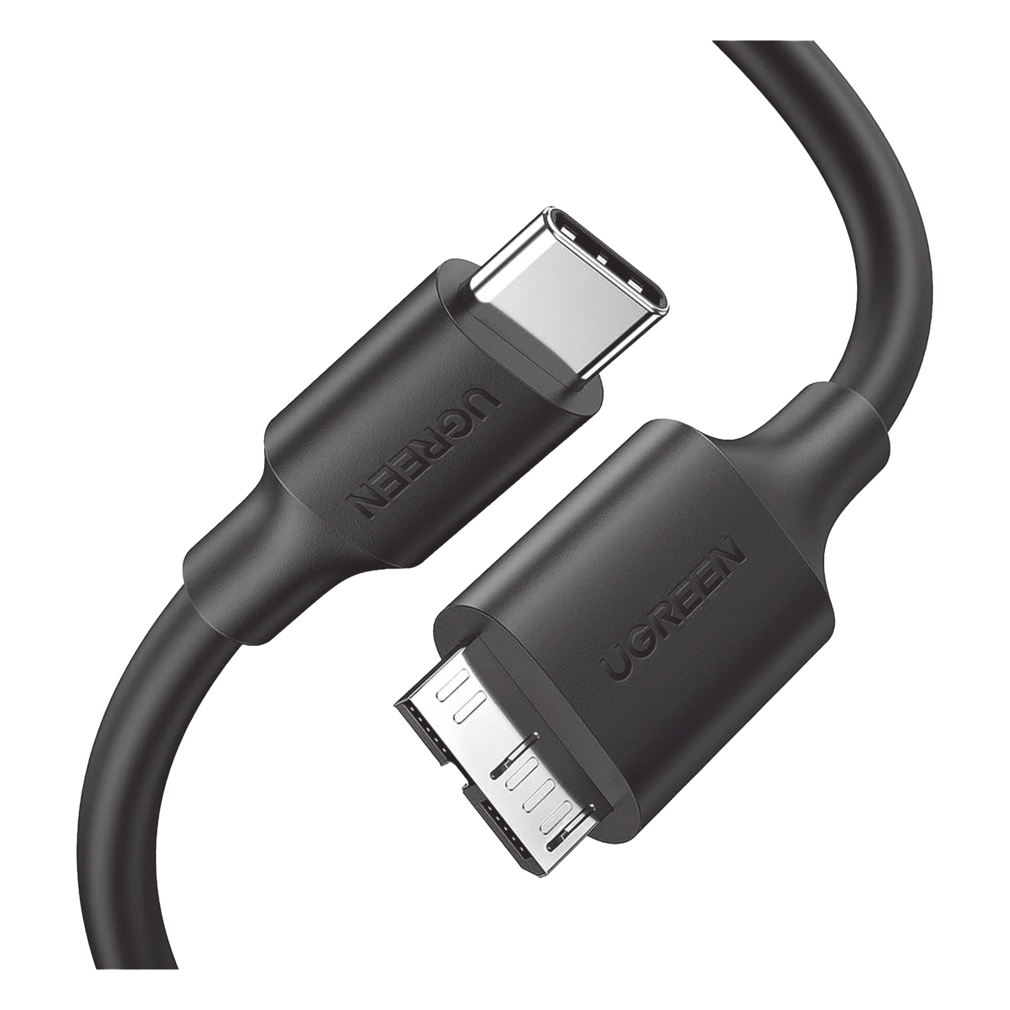 Cable USB-C 3.0 a Micro-B / 5 Gbps / 1 m / Carga Rápida / 10,000 Inserciones / Blindaje Múltiple — UGREEN · SKU 20103