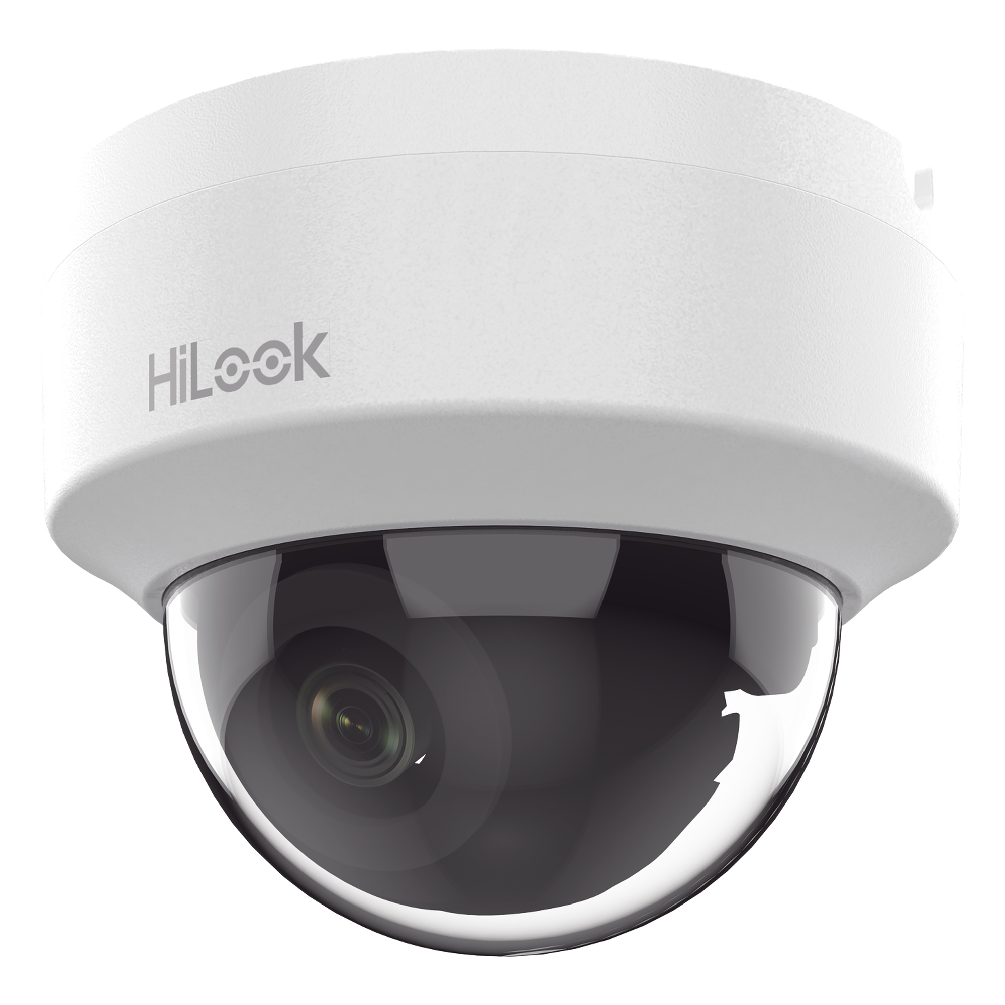 Domo IP / 4 MP / Lente 2.8 mm / 104° / 20 m IR / PoE / dWDR / H.265+ / 65.6 ft IR — HiLook by HIKVISION · SKU IPC-D141H-C