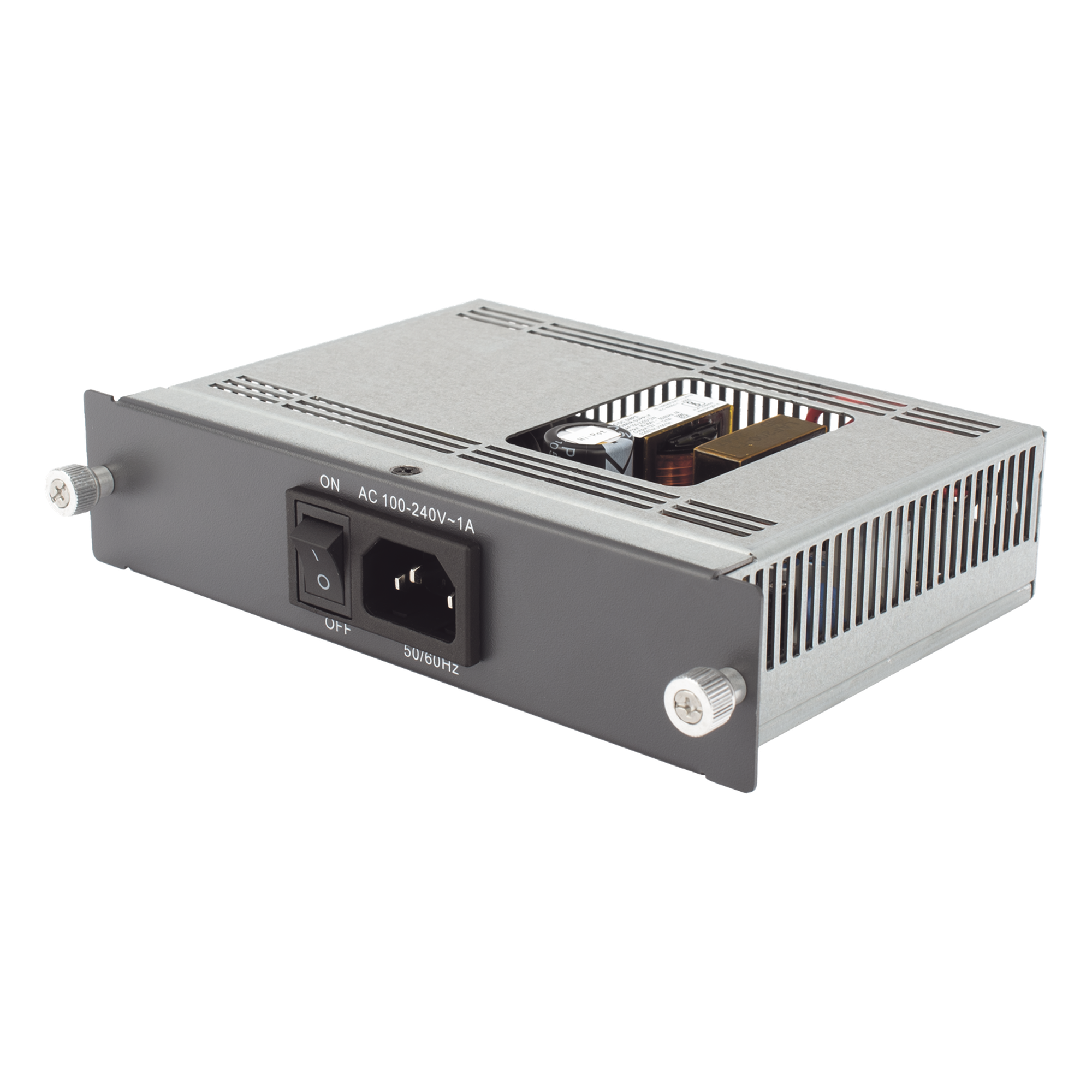 Fuente de Alimentación Redundante / Entrada 90~264 Vca / Salida +12 Vcc 6.25 A / Protección Dual / Para OLT — V-SOL · SKU VPS-AC-G2B
