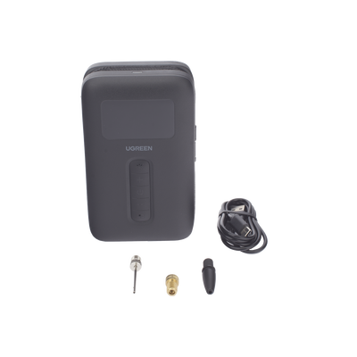 Inflador de Neumáticos | Compresor de Aire Portátil |  Bomba de Aire de 150 PSI | Flujo de Aire de 15L/Min | Con Batería Integrada | Cuenta con Luz LED | Ideal para coches, bicicletas, pelotas de motocicleta.