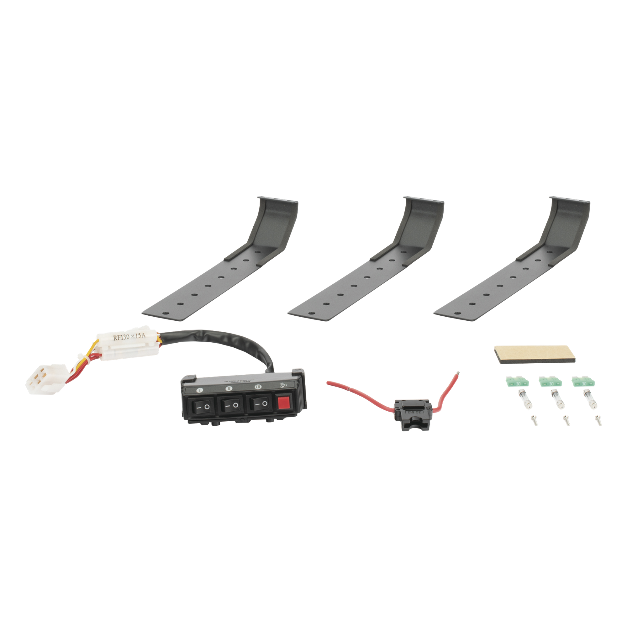 Barra de luces LED de 47", 108 LED, con control de tráfico en color ámbar, dual color rojo/claro, ideal para equipar ambulancias y unidades de bomberos