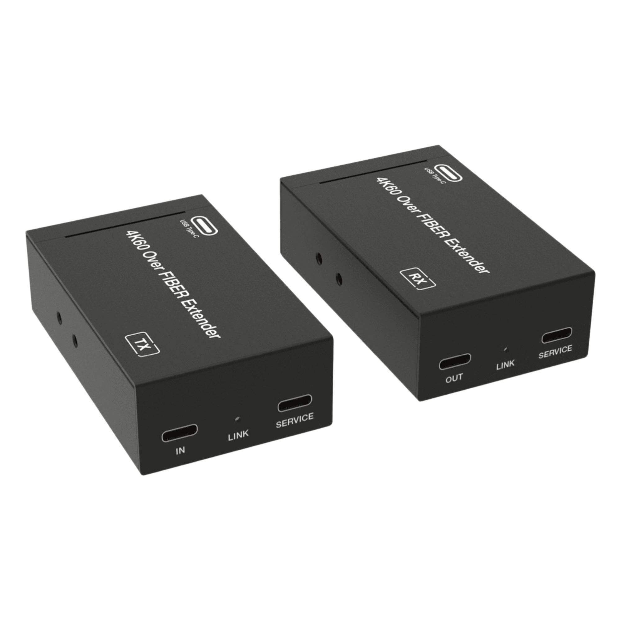 Extensor USB-C sobre Fibra Óptica / 4K60 4:4:4 / Alcance 10 km (32,808 ft) / HDR10 / Dolby Vision / Audio 7.1CH / HDCP 2.3 — EPCOM PROAUDIO · SKU EPC-EF03UC