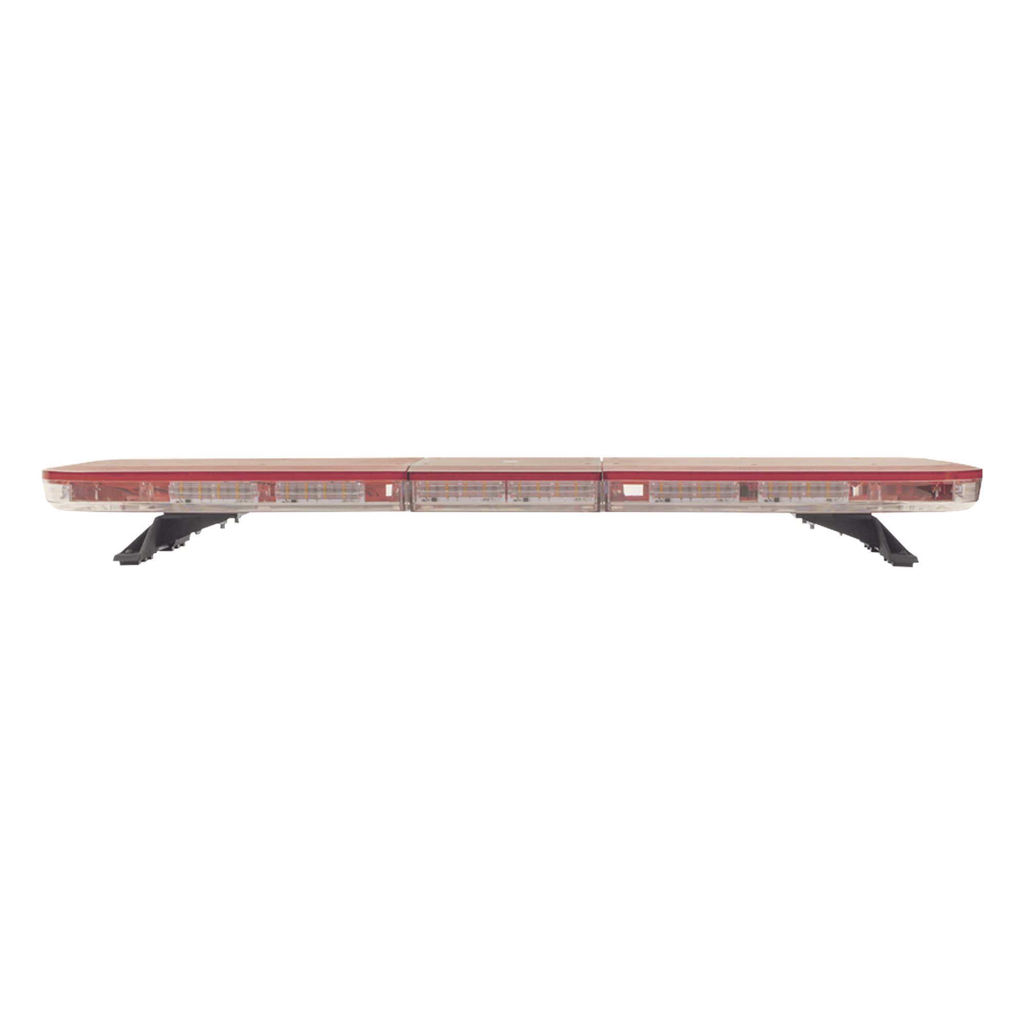 Barra de Luces LED / 47" (118 cm) / 124 LED Hyperlux / Dual Color Rojo/Claro / Control de Tráfico Ámbar / 45 Patrones / Montaje Gancho