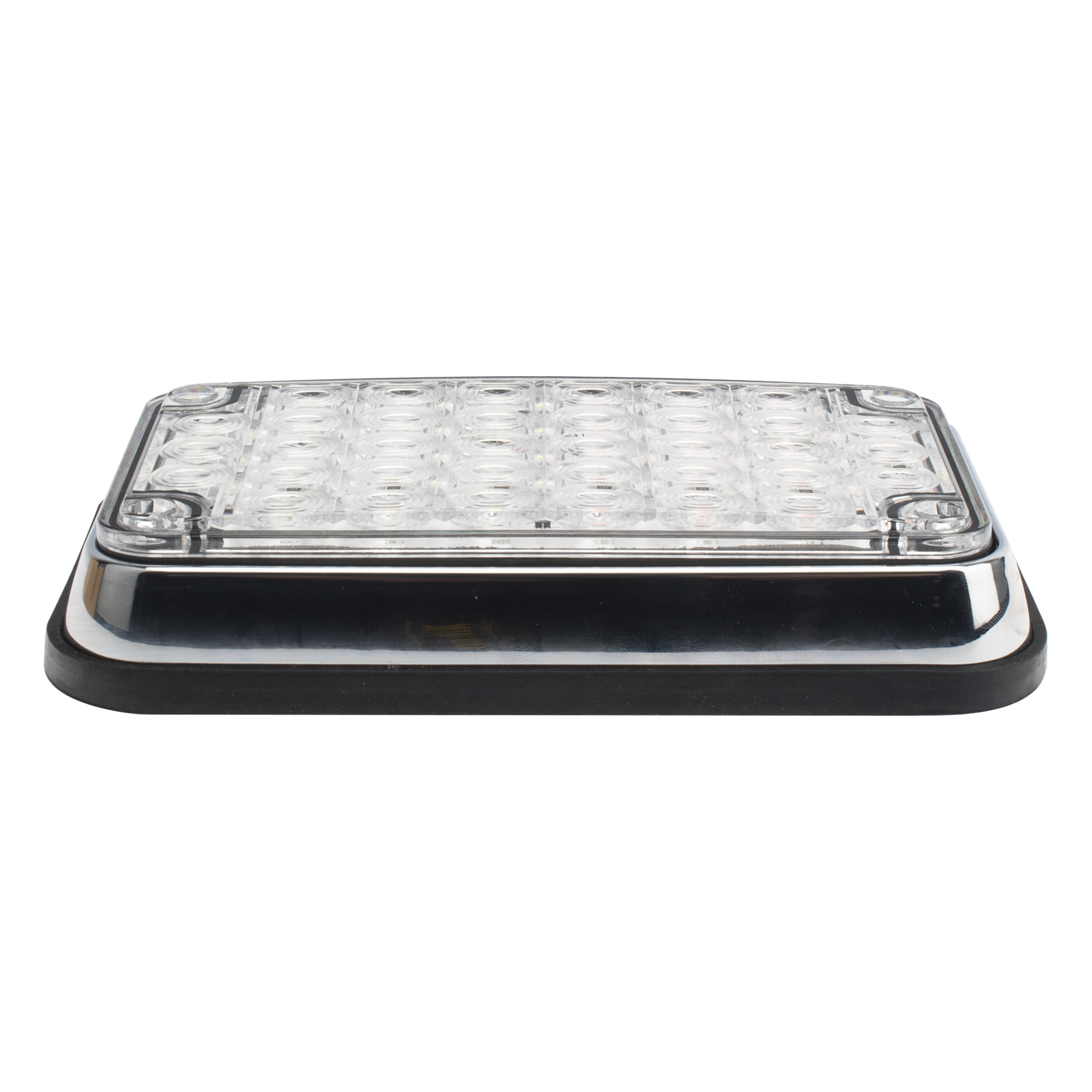 Luz de Advertencia LED / 6 x 4 pulgadas / Bicolor Rojo/Claro / 66 LED / 12 VCC / 10 Patrones de Destello — EPCOM INDUSTRIAL SIGNALING · SKU XLTE595RWV2