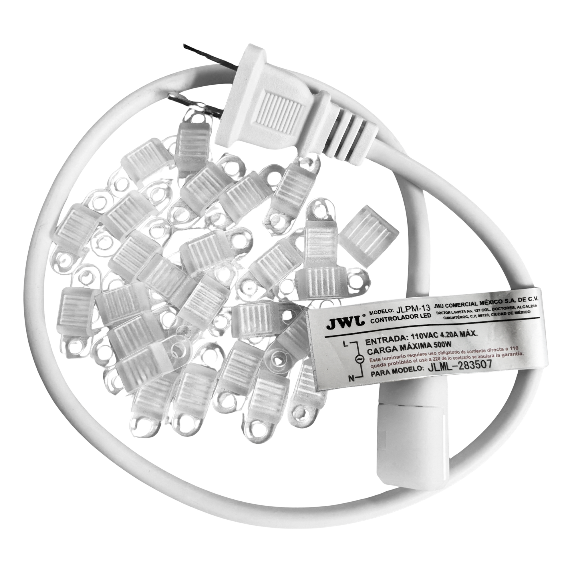 Adaptador de Corriente / 127V / 4.20A / IP65 / 164 pies / LED SMD — JWJ · SKU JLPM-13-08