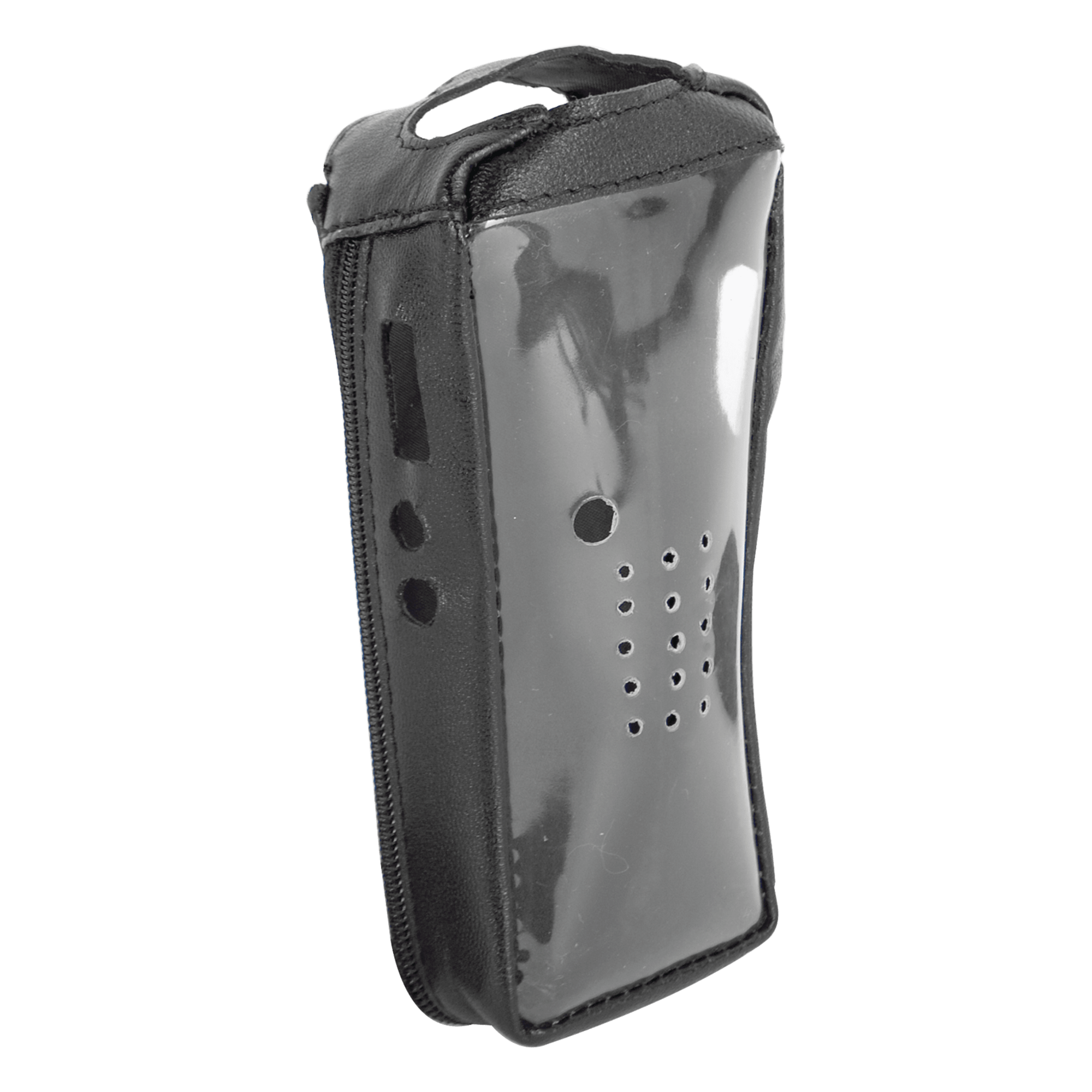 Funda Reforzada de Piel / Frente Transparente / 54 x 122 x 33.5 mm / 2.1 x 4.8 x 1.3 in — SYSCOM · SKU FSM-TK-2212T