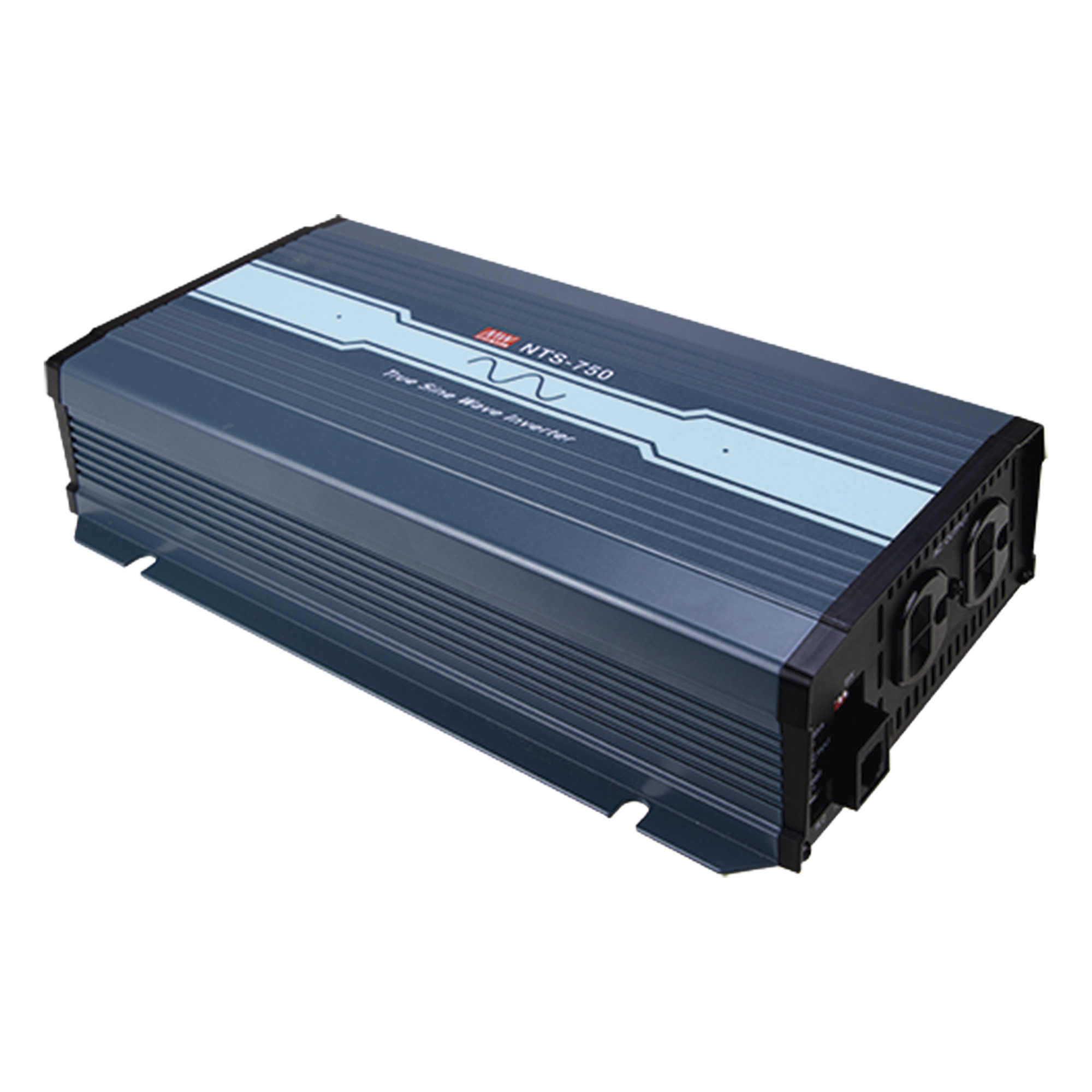 Inversor de Onda Pura / Entrada 24 Vcd / Salida 750 W / 120 Vca 60 Hz / 270x67x158 mm (10.6x2.6x6.2 in) — MEANWELL · SKU NTS750124US
