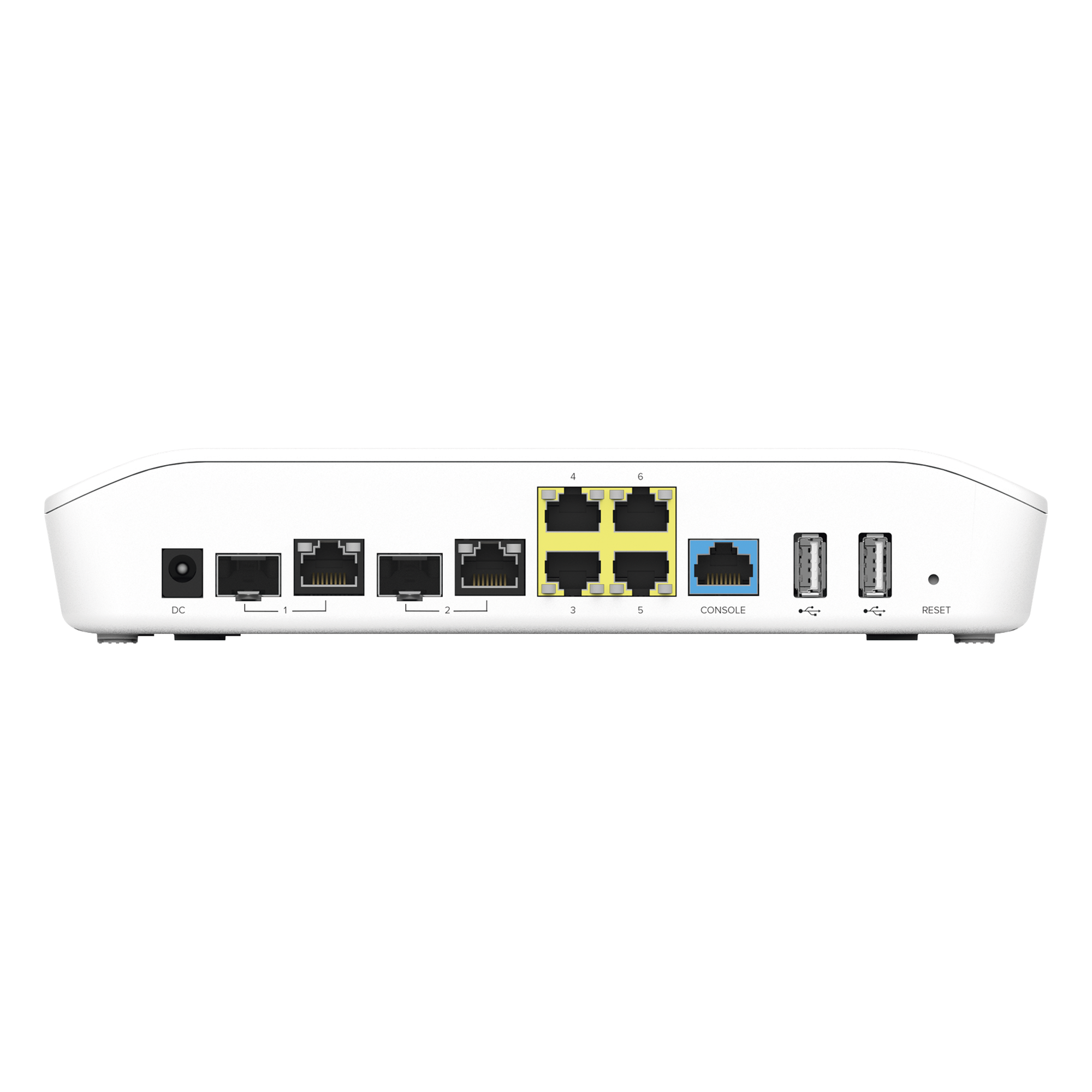 Firewall SD-WAN / 2 WAN Gigabit + 2 SFP Combo / 4 LAN Gigabit / IDS-IPS / 945 Mbps / Hasta 1,000 Dispositivos