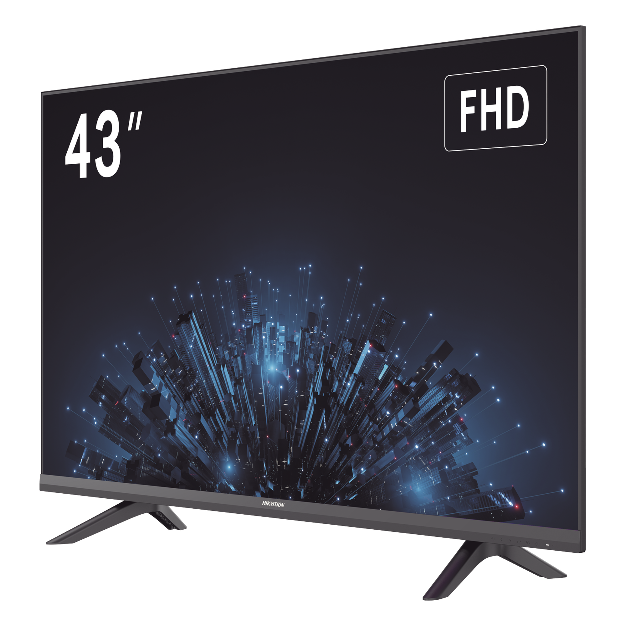 Monitor LED / 43 pulgadas Full HD 1920x1080 / Uso 24-7 / Contraste 4000:1 / HDMI VGA USB / VESA 200x200 / Bocinas 10W x2 — HIKVISION · SKU DS-D5043F3-1V0S