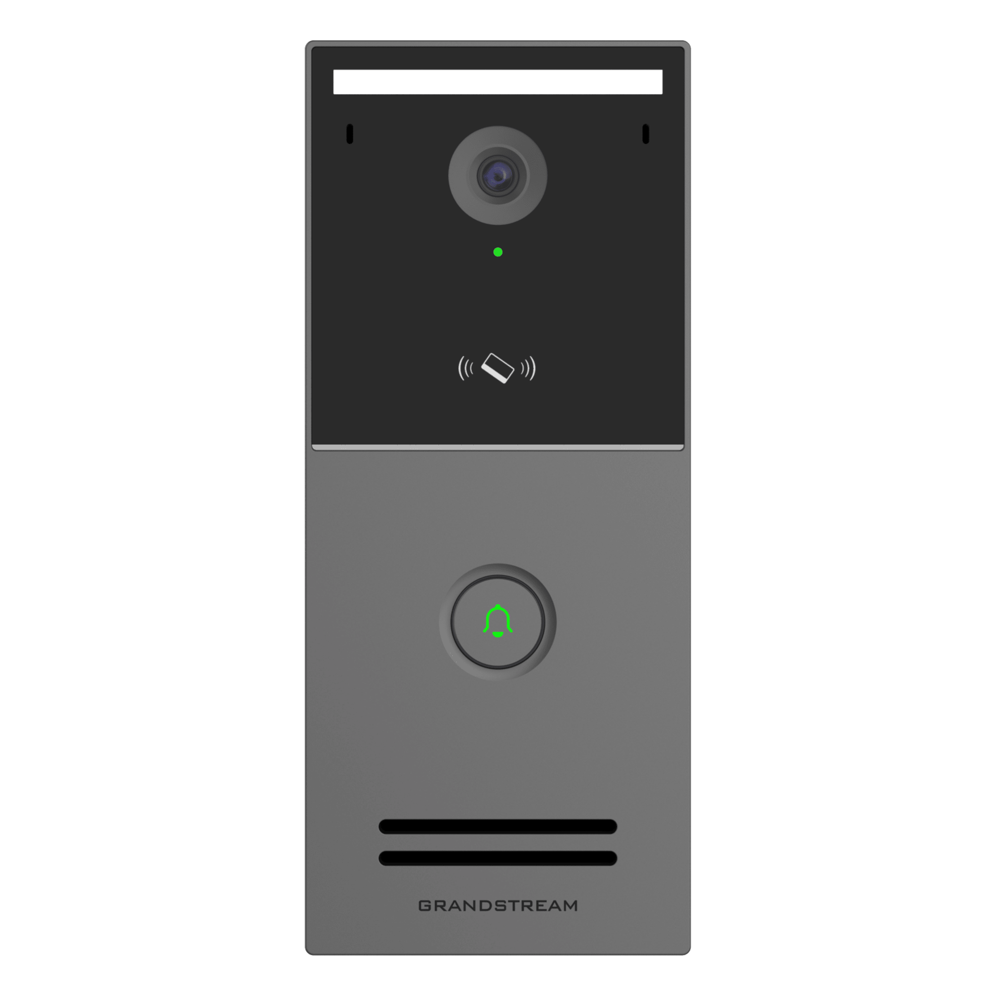 Videoportero IP Inteligente / 2K Ultra HD / Ángulo 127° / IA ISP con Análisis de Comportamiento / Lector RFID Dual 13.56 MHz y 125 kHz / NFC / BLE 5.0 / PoE / IP66 / IK10 — GRANDSTREAM · SKU GDS3726