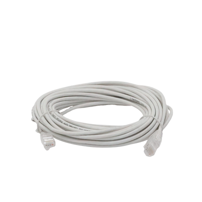 Cable de Parcheo Slim UTP Cat6A - 10 Metros (32.81 Pies) Blanco, Diámetro Reducido (28 AWG)