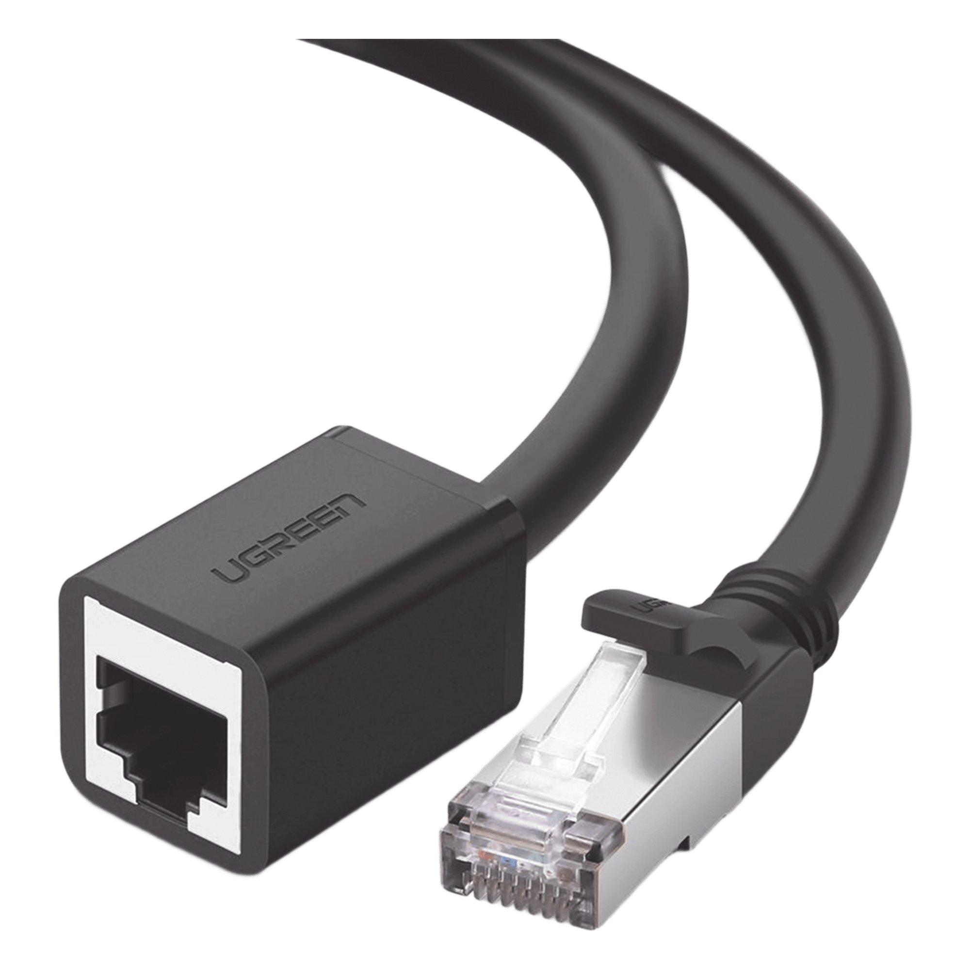 Cable de Extensión Ethernet Cat6 / F/UTP / Macho a Hembra / 3 Metros (9.84 Pies) / 1000Mbps / 250MHz / Cobre / Negro — UGREEN · SKU 11282